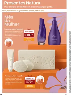 Natura - Ciclo 04/2026 - Pré-Visualização do folheto da loja Natura, válido de 19.02.2026 | Página: 156 | Produtos: Desodorante, Revista, Caixa, Creme