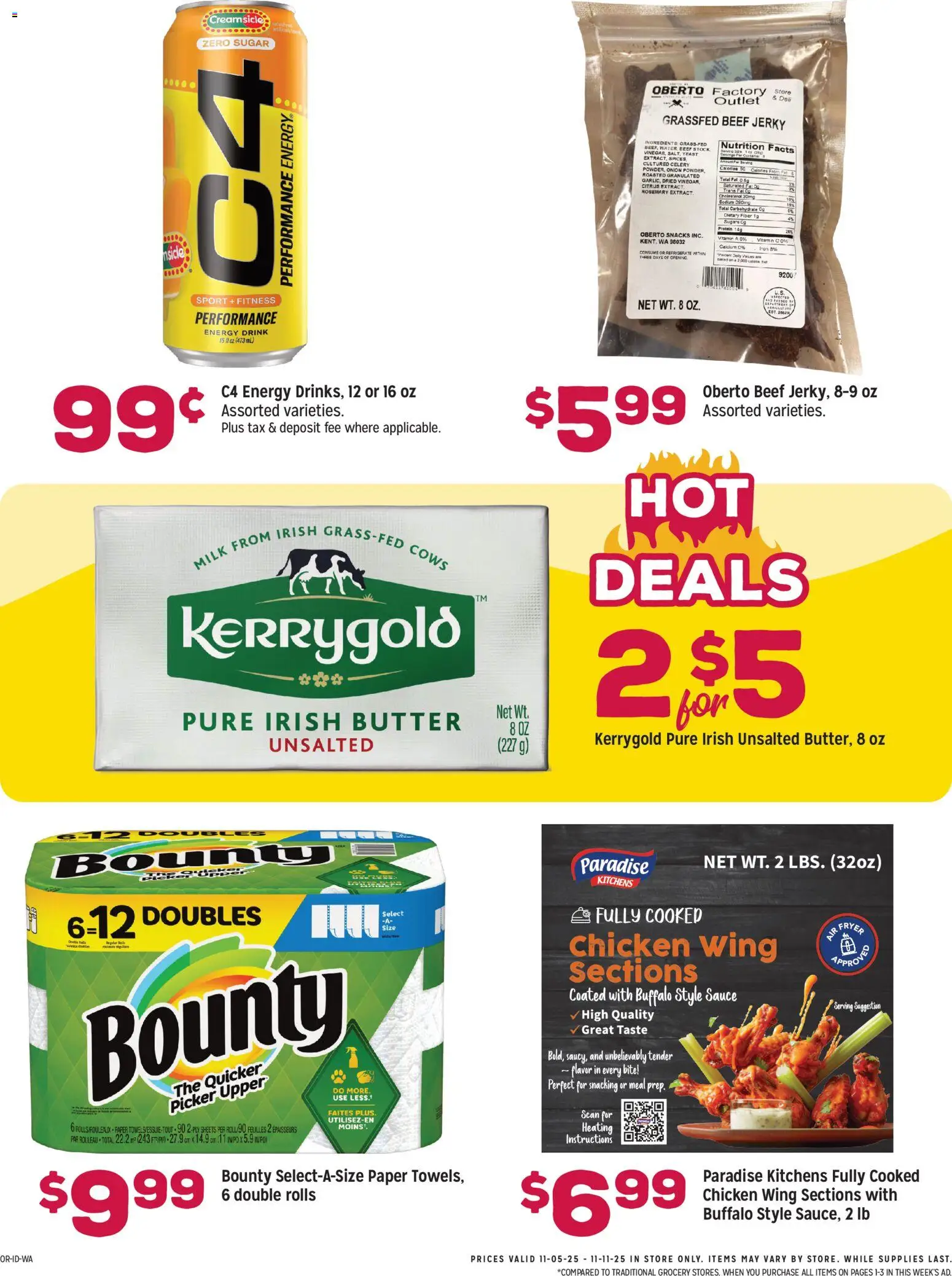 Grocery Outlet Weekly Ad - WA - valid from 05.11.2025 | Page: 5 | Products: Fryer, Milk, Beef, Onion