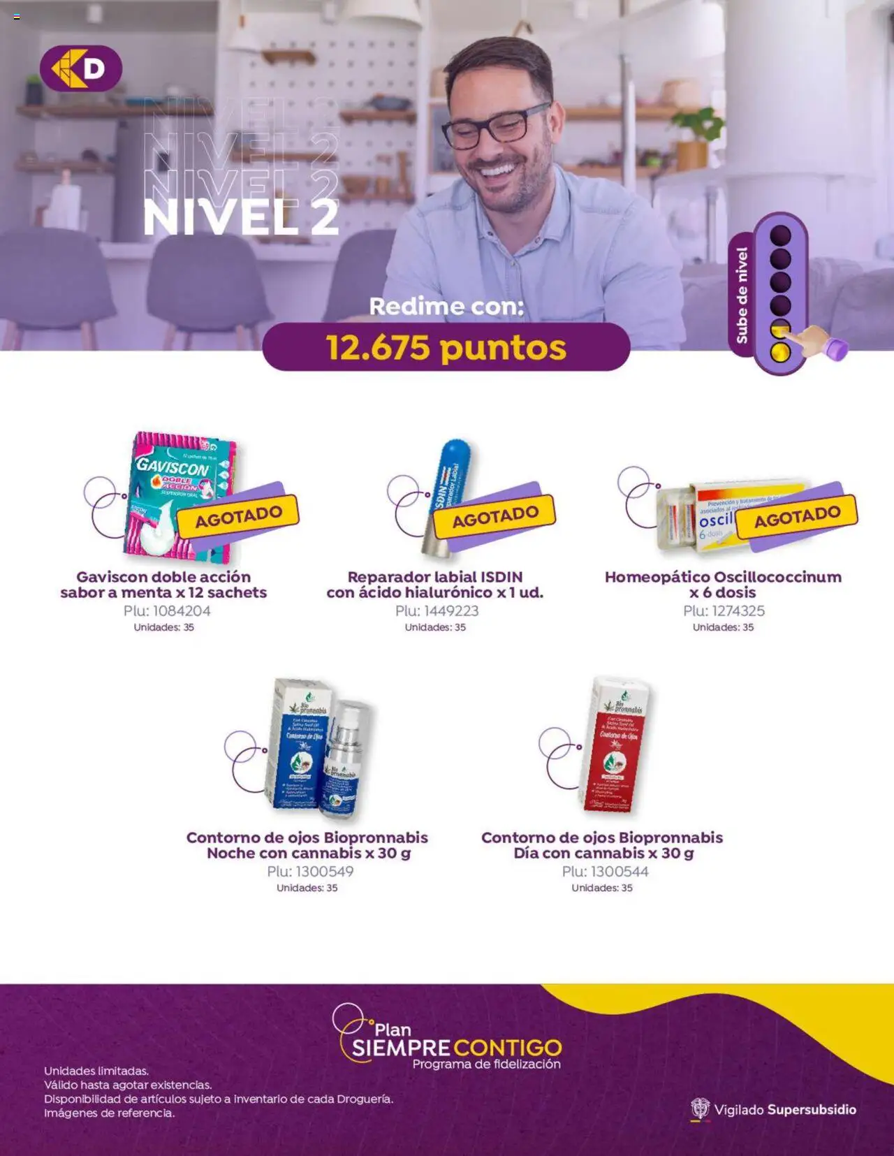 Colsubsidio revista - valida desde el 01.08.2025 | Página: 8 | Productos: Contorno, Contorno de ojos