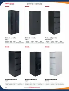 Vista previa de Office Depot catálogo 2025, nuevo folleto de la tienda, válido en México a partir del 09.01.2025 | Página: 286 | Productos: Gabinete