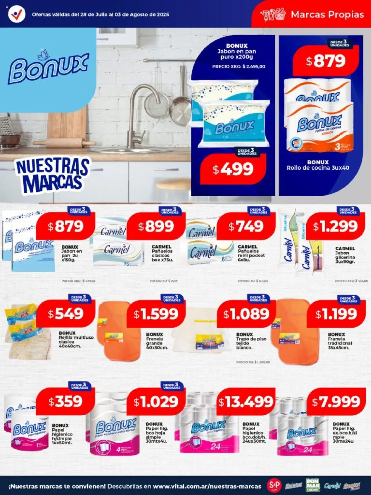 Vital ofertas - Posadas │ válido desde el 28.07.2025 | Página: 10 | Productos: Cocina, Jabón, Pan, Té