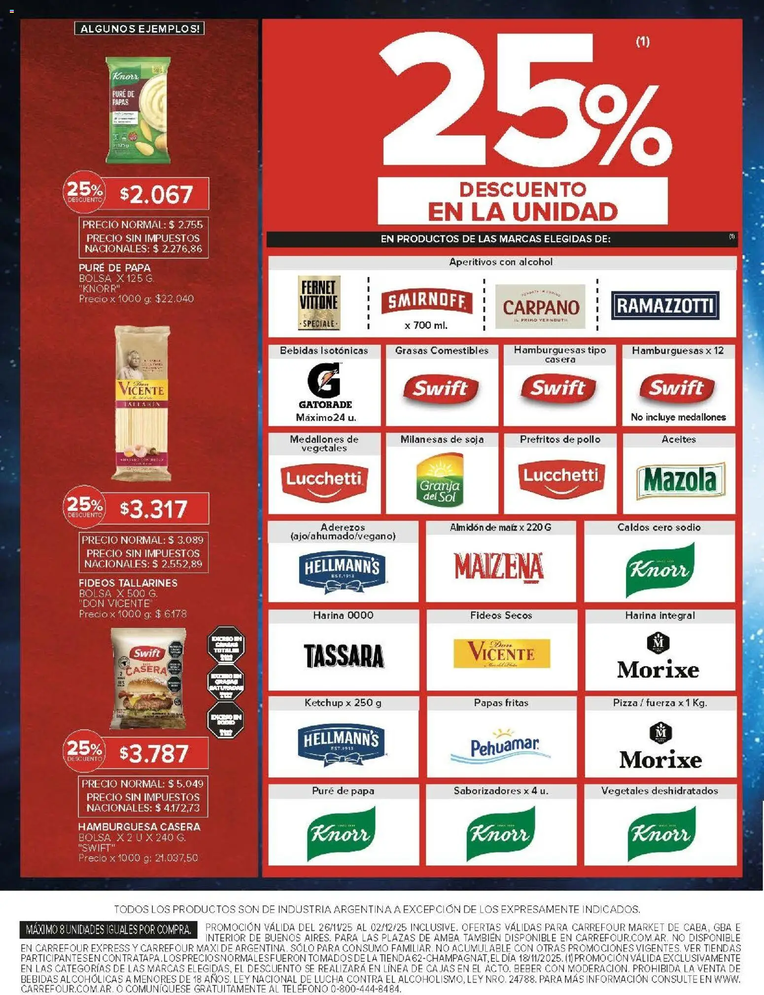 Carrefour Market catálogo │ válido desde el 26.11.2025 | Página: 10 | Productos: Bolsa, Papa, Maiz, Pizza