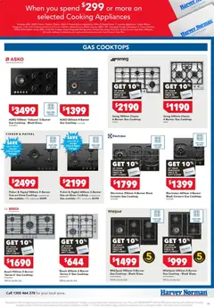 Preview of Harvey Norman Cooking Gift Card - valid from 20.02.2026 | Page: 11 | Products: Accessories, Laundry, Cooktop