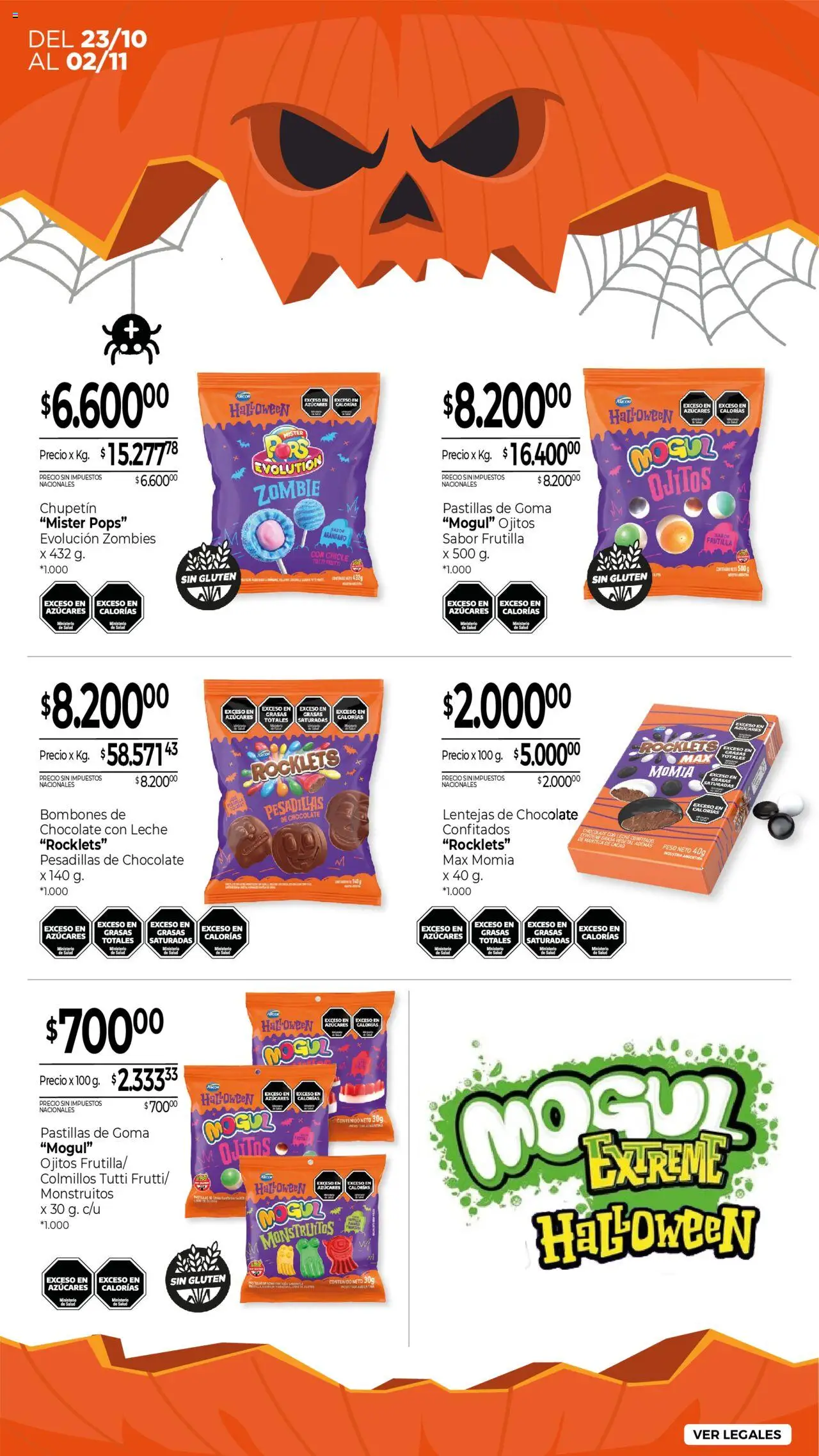 La Anonima catálogo │ válido desde el 23.10.2025 | Página: 3 | Productos: Lentejas, Manteca, Chocolate, Cacao