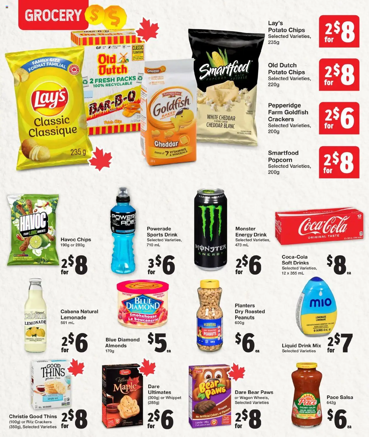 Quality Foods flyer valid from 25.09.2025 | Page: 8 | Products: Rice, Chips, Cookies, Cheese