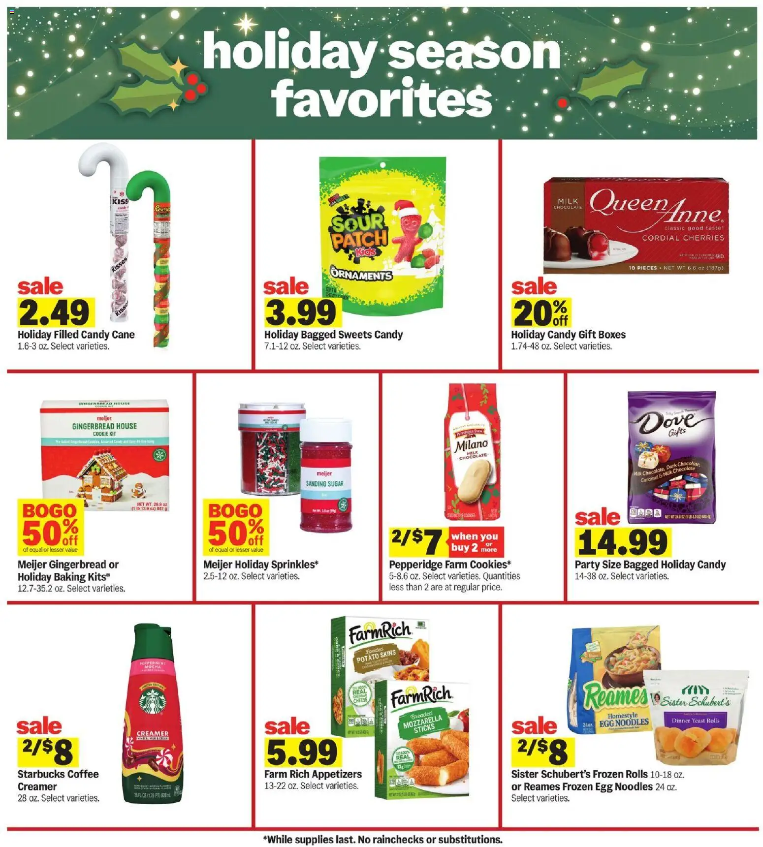 Meijer Weekly Ad - MI - valid from 03.12.2025 | Page: 17 | Products: Cherries, Milk, Cheese, Sugar