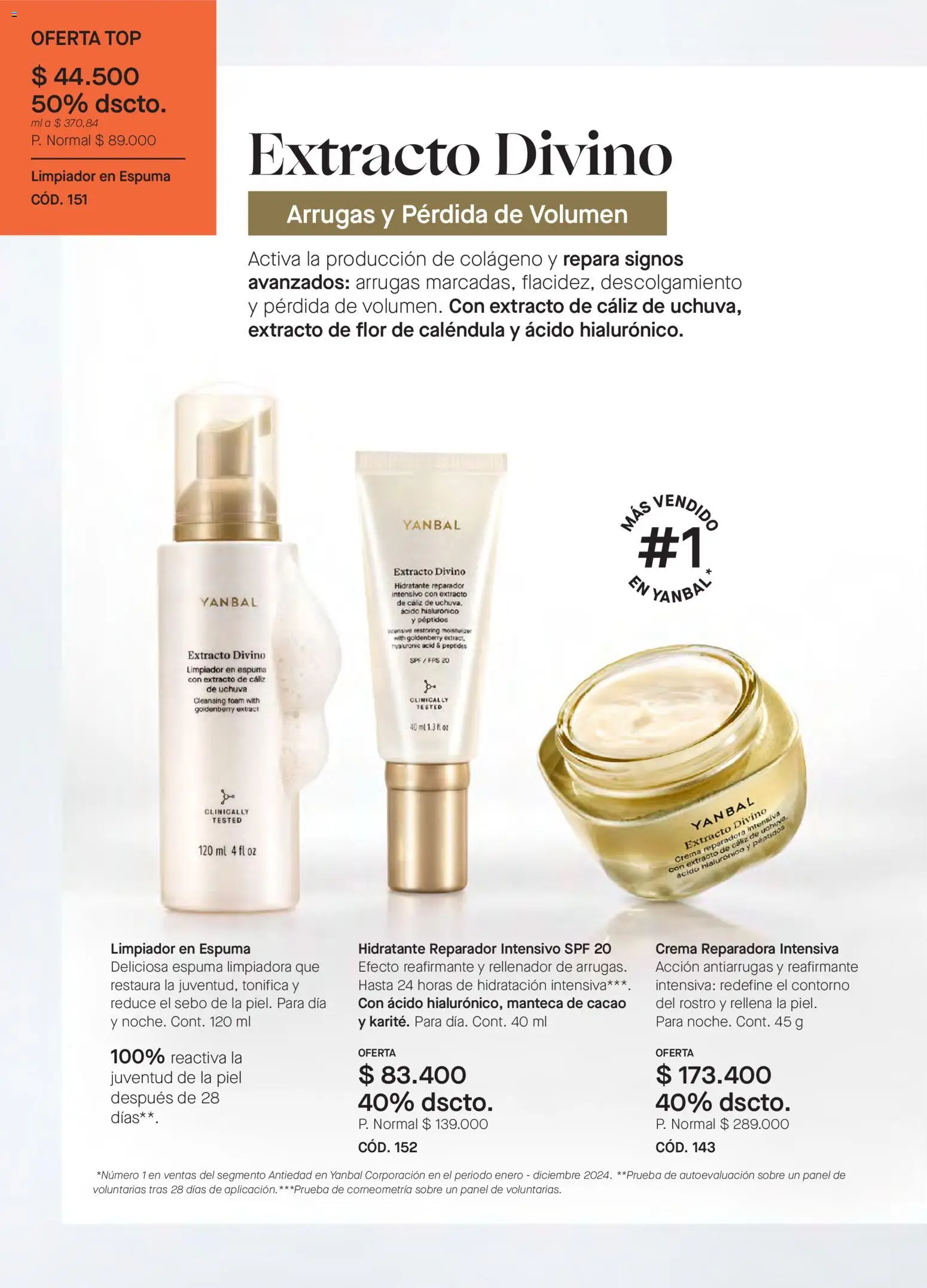 Yanbal revista - valida desde el 03.01.2026 | Página: 18 | Productos: Espuma, Top, Uchuva, Manteca