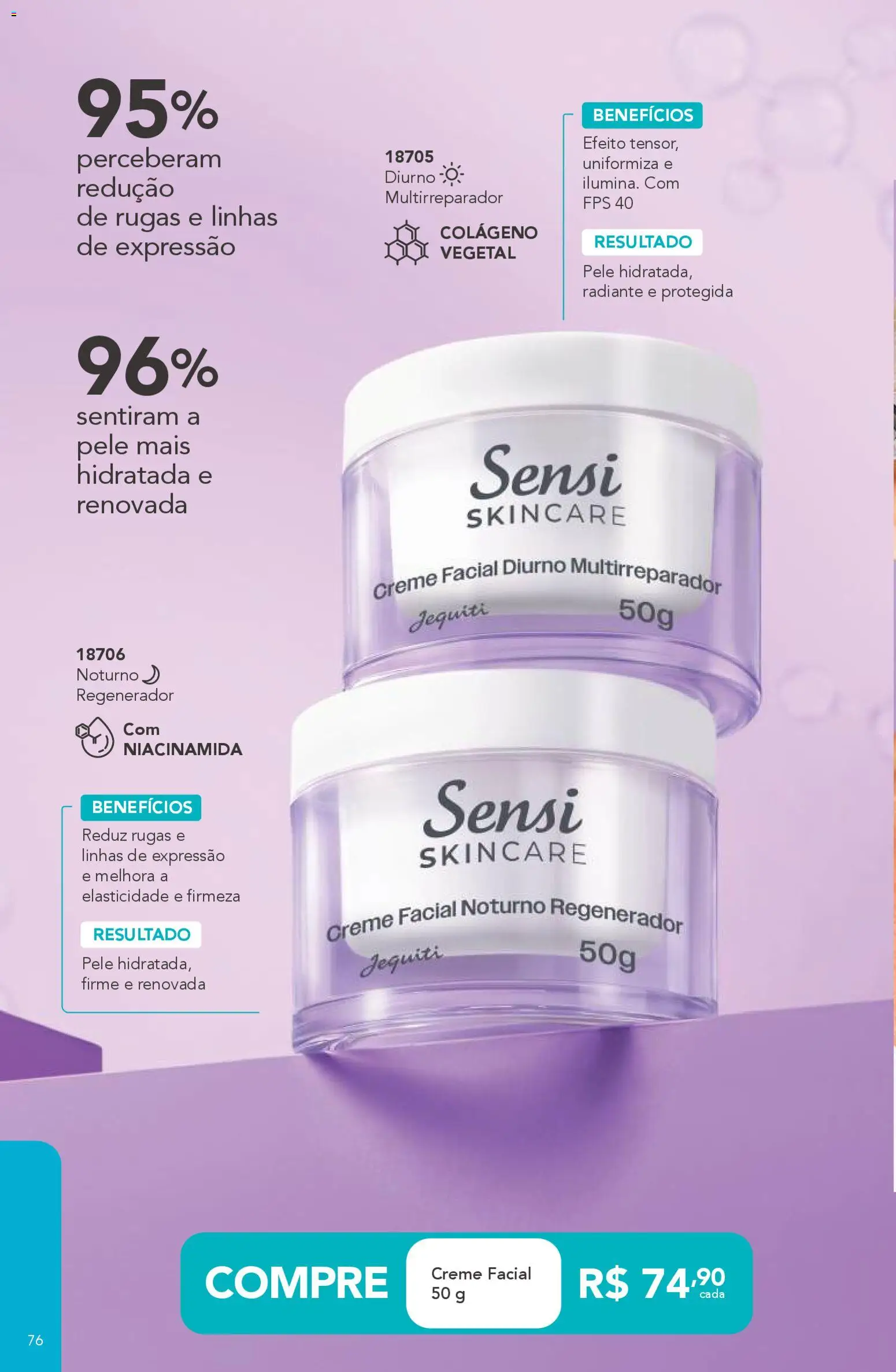 Jequiti Folheto - válido de 20.02.2026 | Página: 76 | Produtos: Colágeno, Creme