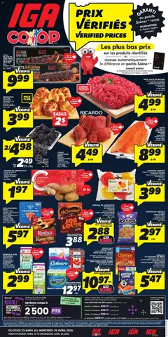 Preview of IGA weekly flyer / circulaire from shop IGA valid from 23.04.2026