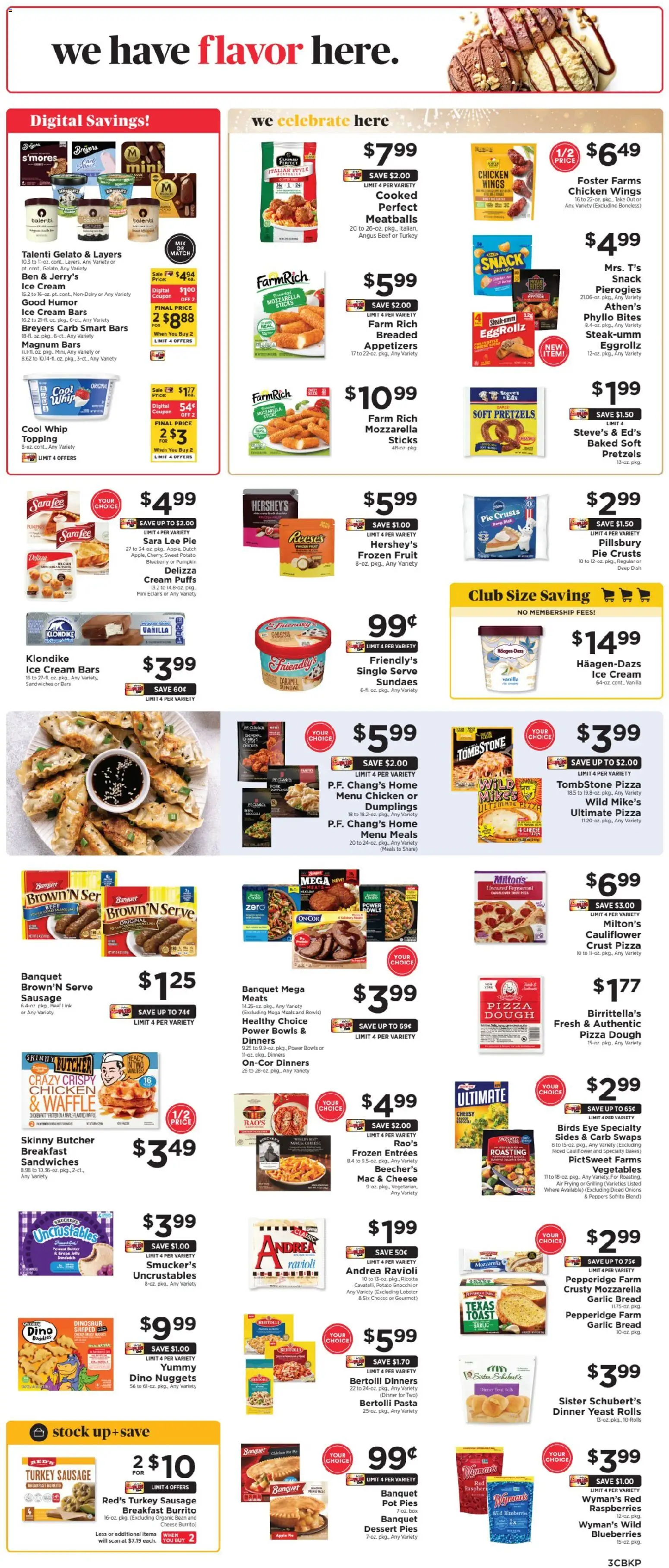 ShopRite Weekly Ad - valid from 19.12.2025 | Page: 4 | Products: Beef, Cream, Ice cream, Sausage