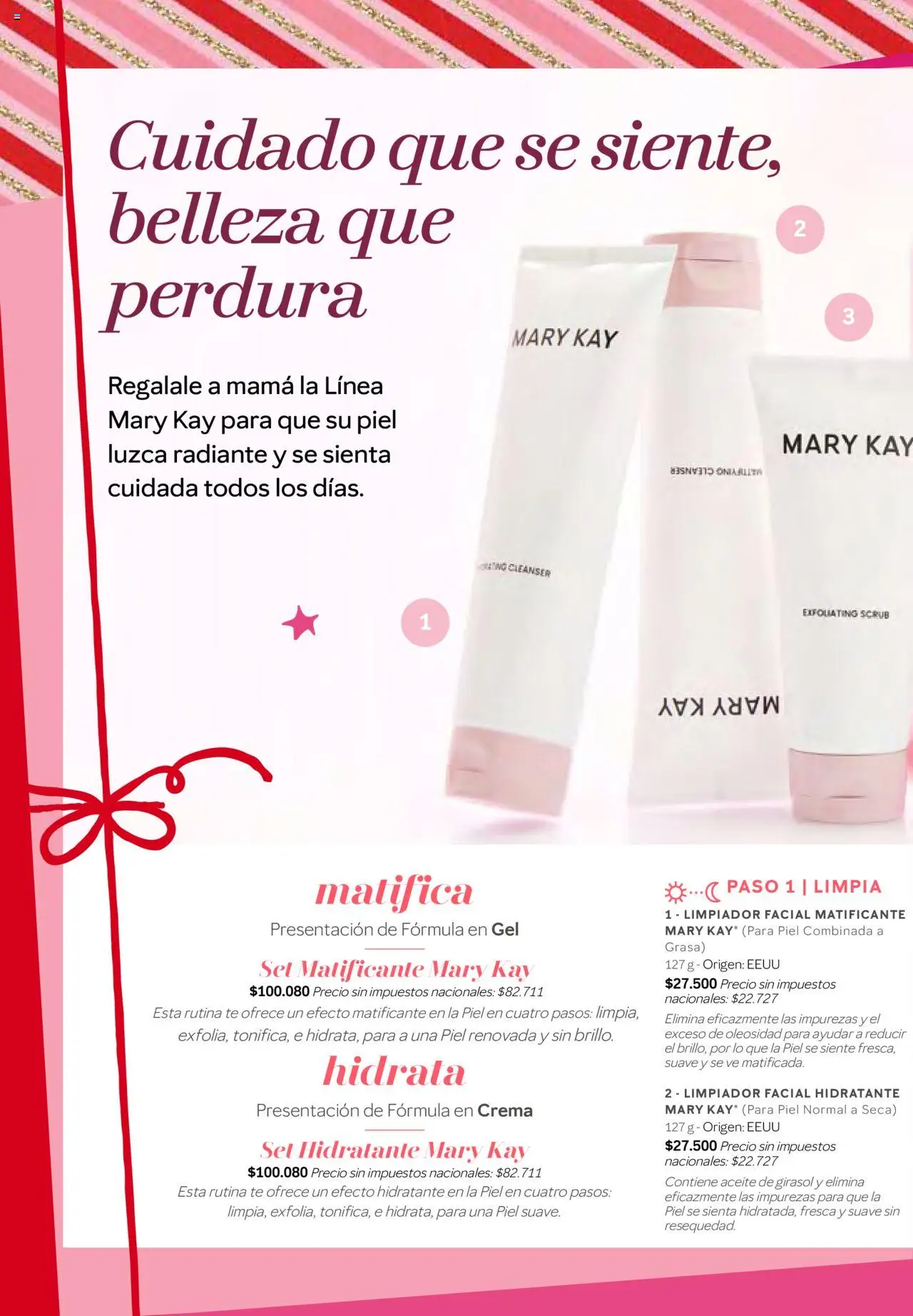 Mary Kay - Catálogo Especial Día de la Madre │ válido desde el 18.09.2025 | Página: 24 | Productos: Té, Radiante, Limpiador, Limpiador facial