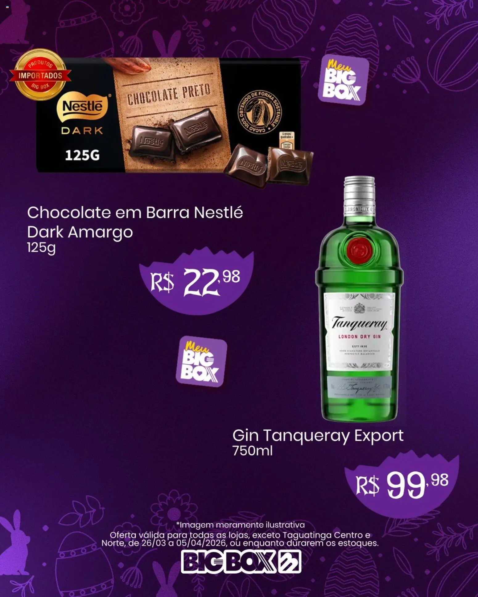 Big Box Folheto - válido de 26.03.2026 | Página: 6 | Produtos: Chocolate, Gin