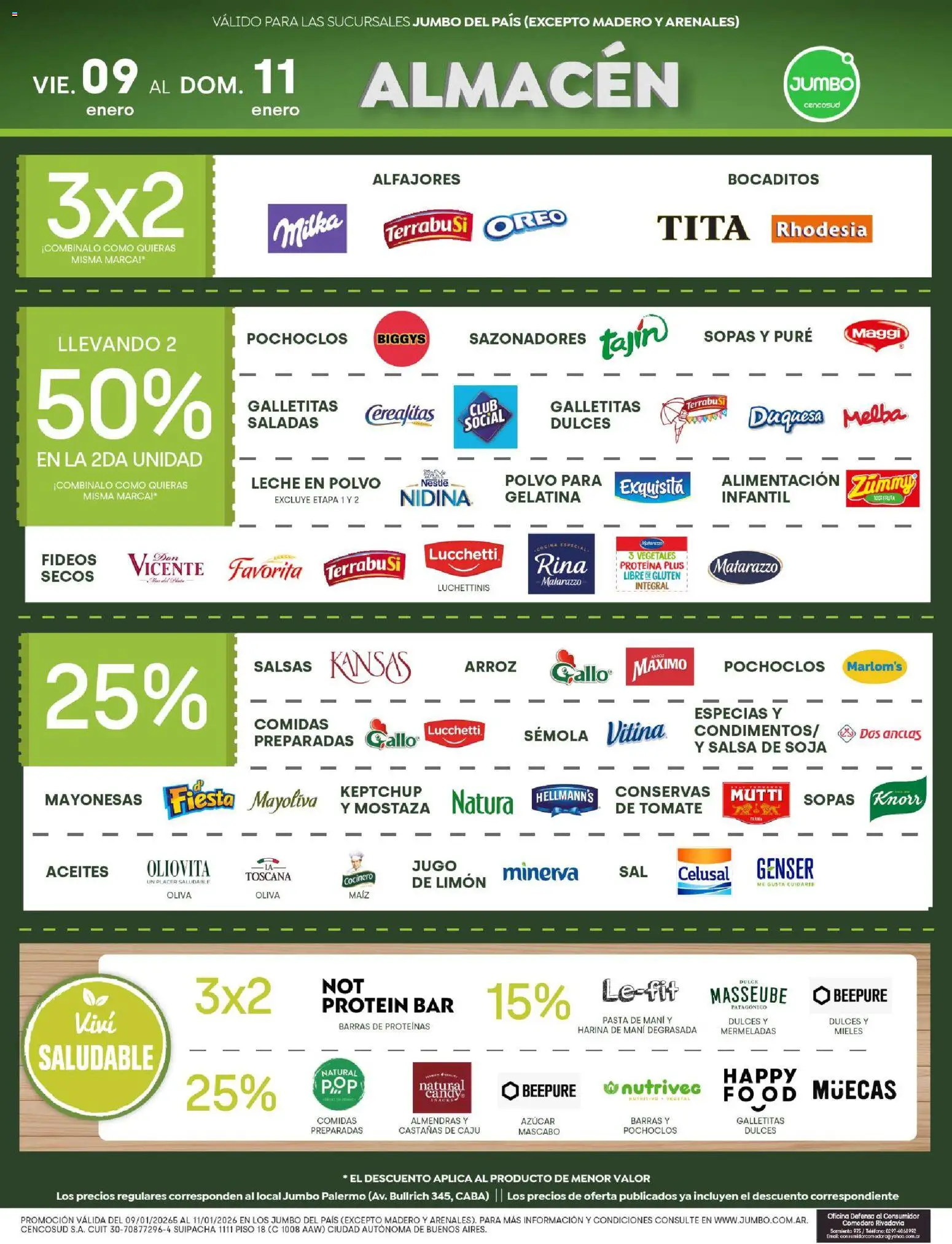 Jumbo - Ofertas | Rosario │ válido desde el 09.01.2026 | Página: 3 | Productos: Cocina, Mani, Castañas de caju, Jugo