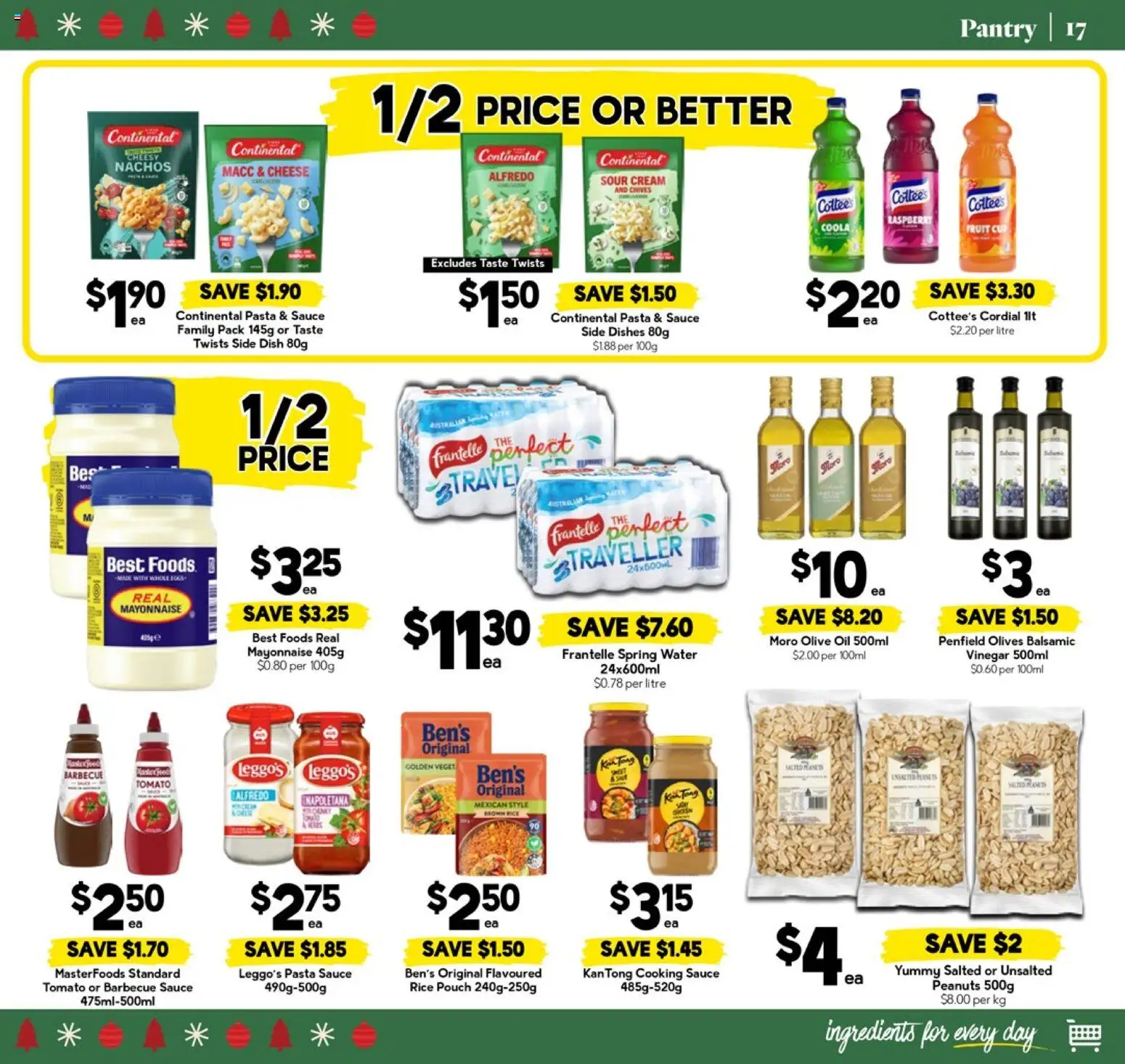 Drakes catalogue - valid from 26.11.2025 | Page: 17 | Products: Cheese, Rice, Olive oil, Water