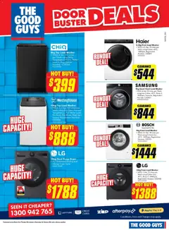 Preview of The Good Guys  Catalogue  - valid from 28.01.2026 | Page: 4 | Products: Door, Water, Washer, Allergy