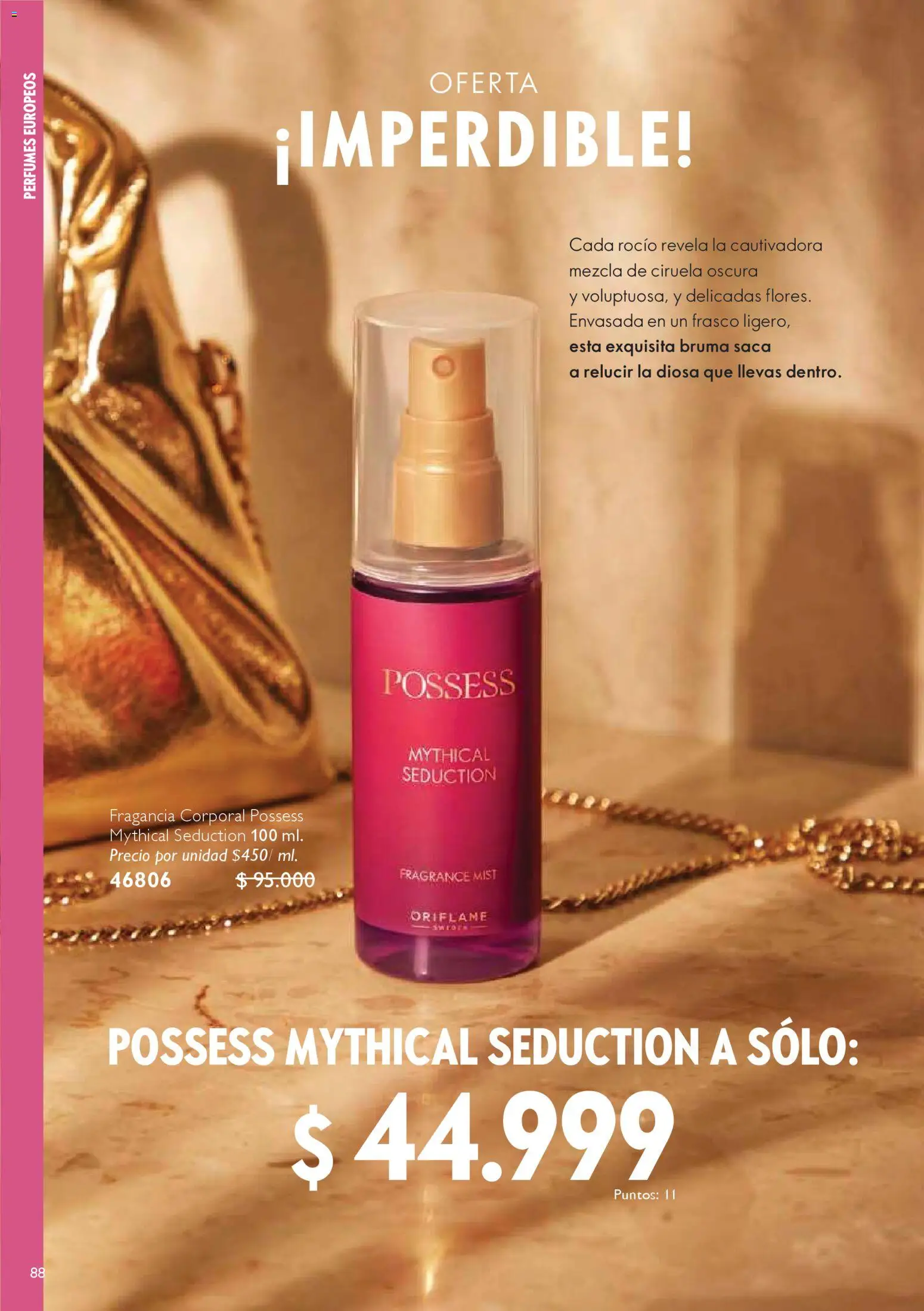 Oriflame revista - valida desde el 15.11.2025 | Página: 88 | Productos: Frasco, Fragancia