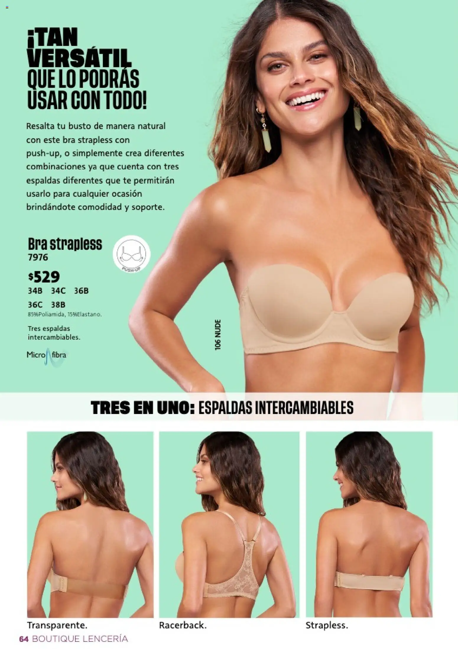 Nuevas ofertas de Ilusión válidas en toda la República Mexicana desde el 01.02.2026. ¡Encuentra las mejores ofertas en Ilusión catálogo Primavera! | Página: 66 | Productos: Lenceria, Té