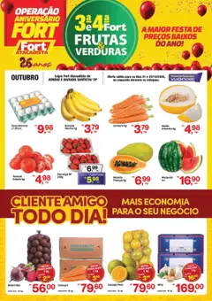 Fort Atacadista - Ofertas Frutas, Verduras - Pré-Visualização do folheto da loja Fort Atacadista, válido de 21.10.2025