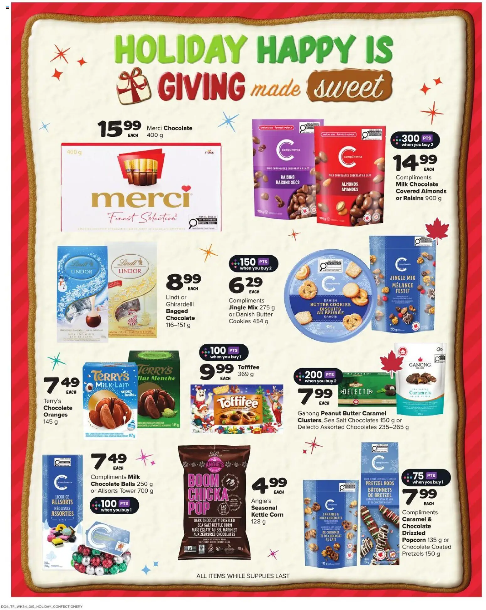 Thrifty Foods flyer valid from 18.12.2025 | Page: 16 | Products: Cookies, Kettle, Milk, Butter