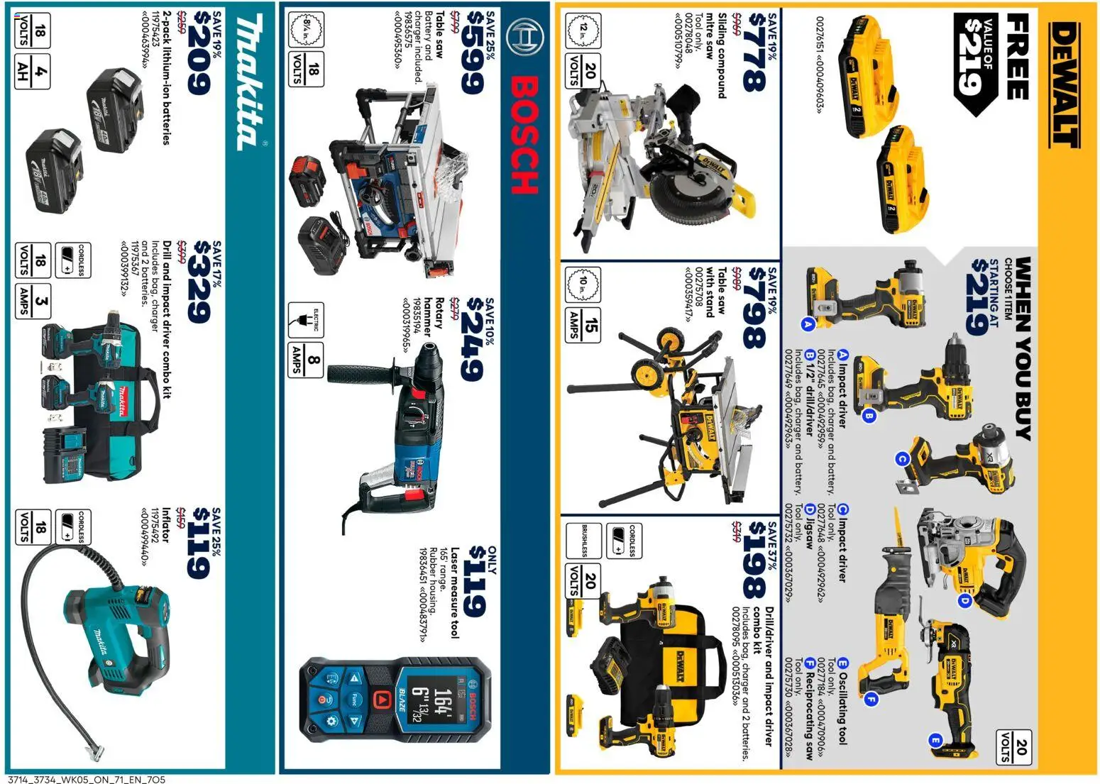 Rona flyer valid from 26.02.2026 | Page: 17 | Products: Table, Battery