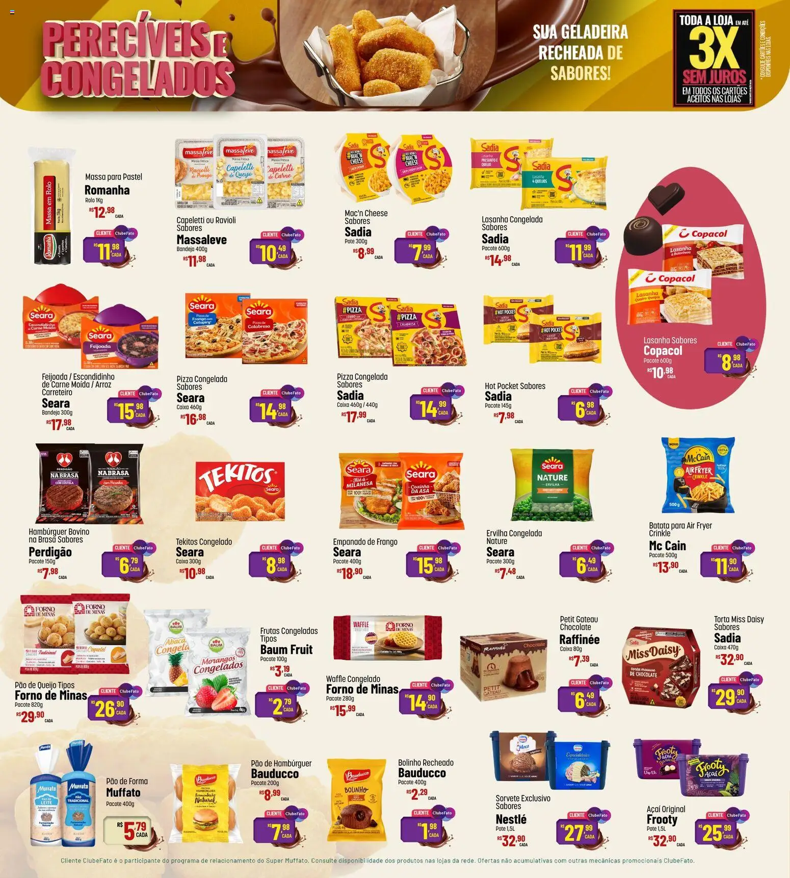 Super Muffato Folheto - válido de 05.03.2026 | Página: 16 | Produtos: Forno, Arroz, Sorvete, Açaí