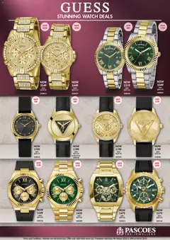 Pascoes Guess Stunning Watch Deals preview  - valid from 09.03.2026