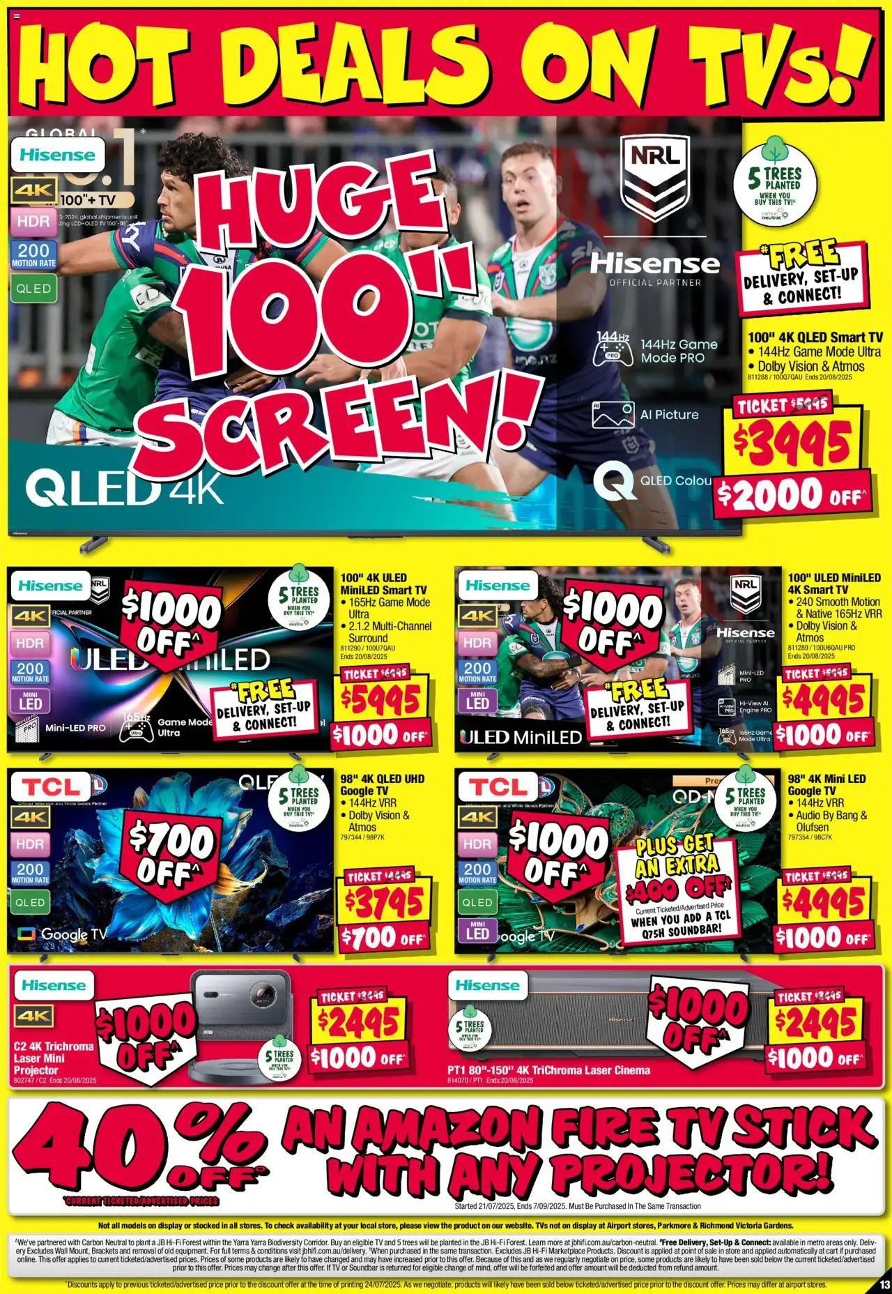 JB Hi-Fi catalogue - valid from 07.08.2025 | Page: 13 | Products: Picture, Tv, Game, Projector