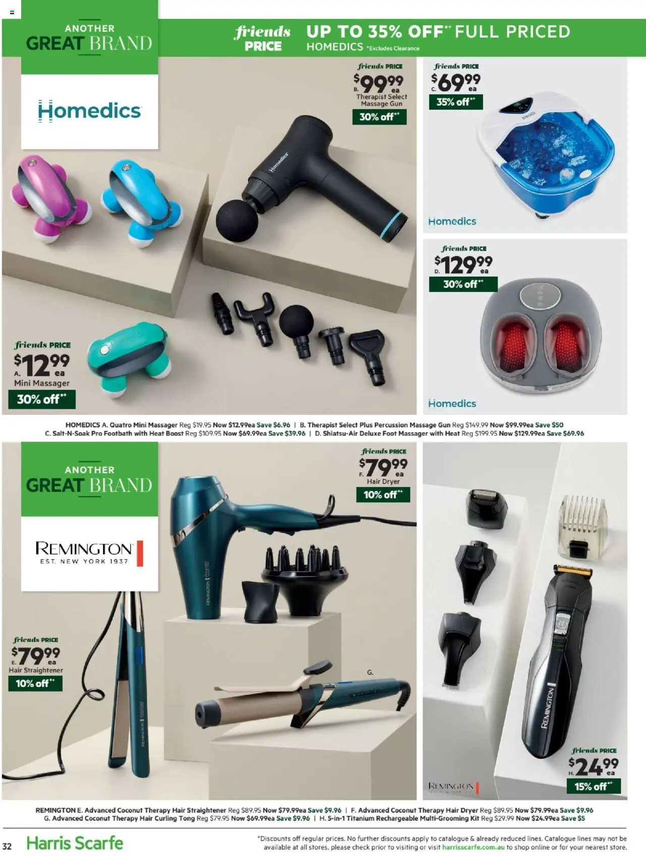 Harris Scarfe catalogue - valid from 13.10.2025 | Page: 32 | Products: Curling, Dryer, Hair dryer, Hair straightener