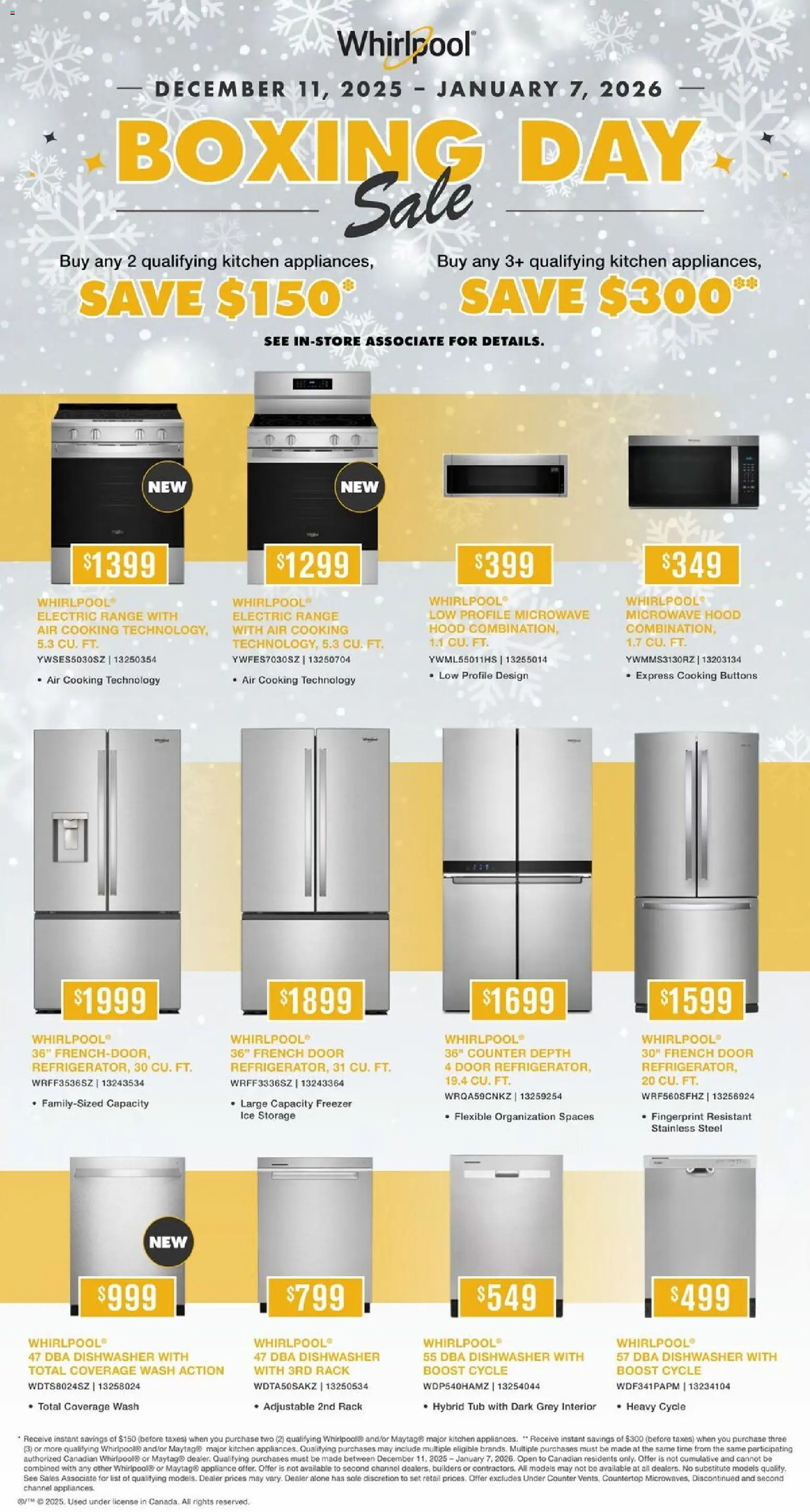 Leon's flyer valid from 11.12.2025 | Page: 2 | Products: Freezer, Dishwasher