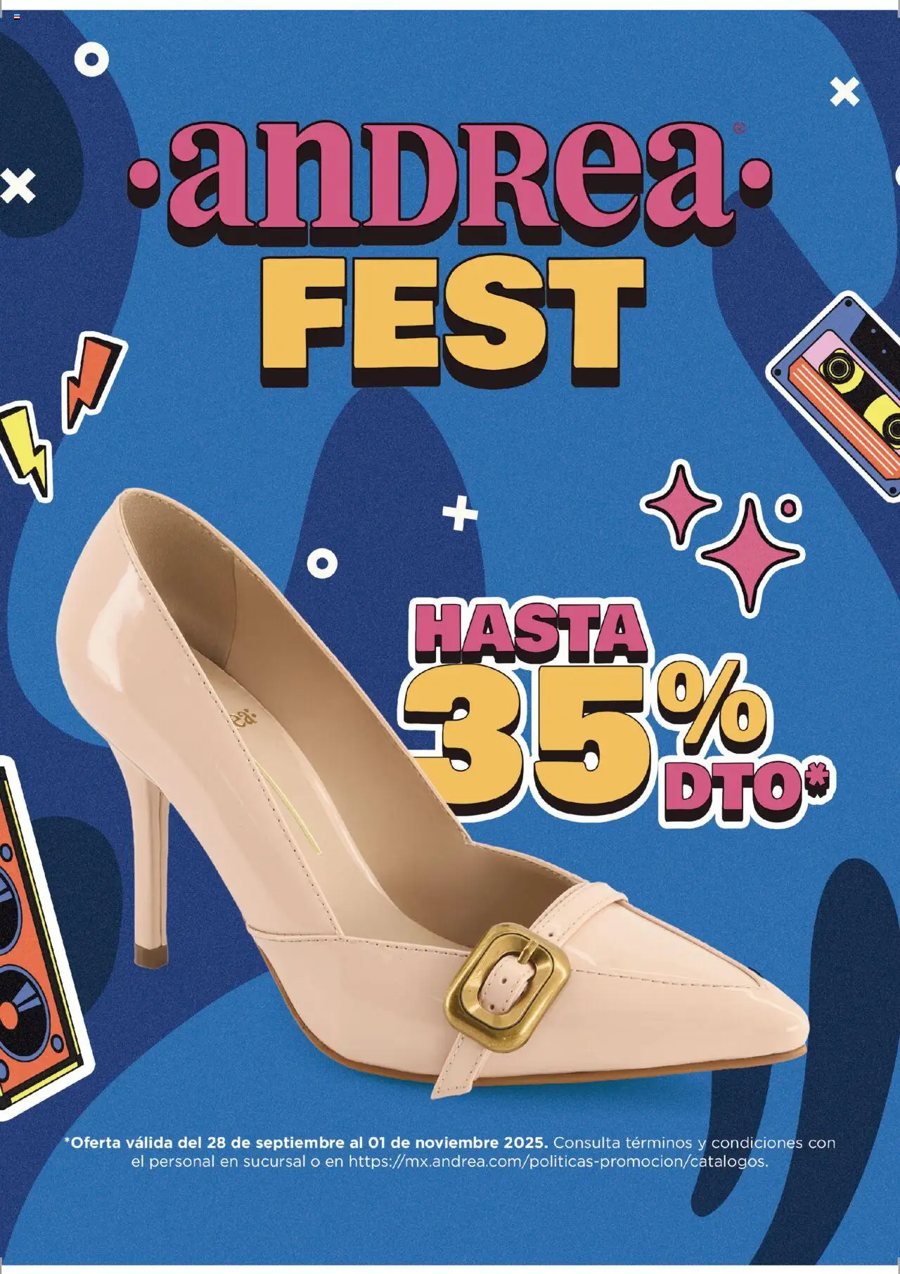 Nuevas ofertas de Andrea válidas en toda la República Mexicana desde el 28.09.2025. ¡Encuentra las mejores ofertas en Andrea - Catálogo Andrea Fest! | Página: 1
