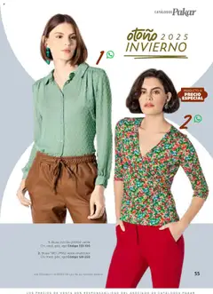 Vista previa de SC Pakar Catálogo Ropa y Accesorios, nuevo folleto de la tienda, válido en México a partir del 24.07.2025 | Página: 55 | Productos: Blusa