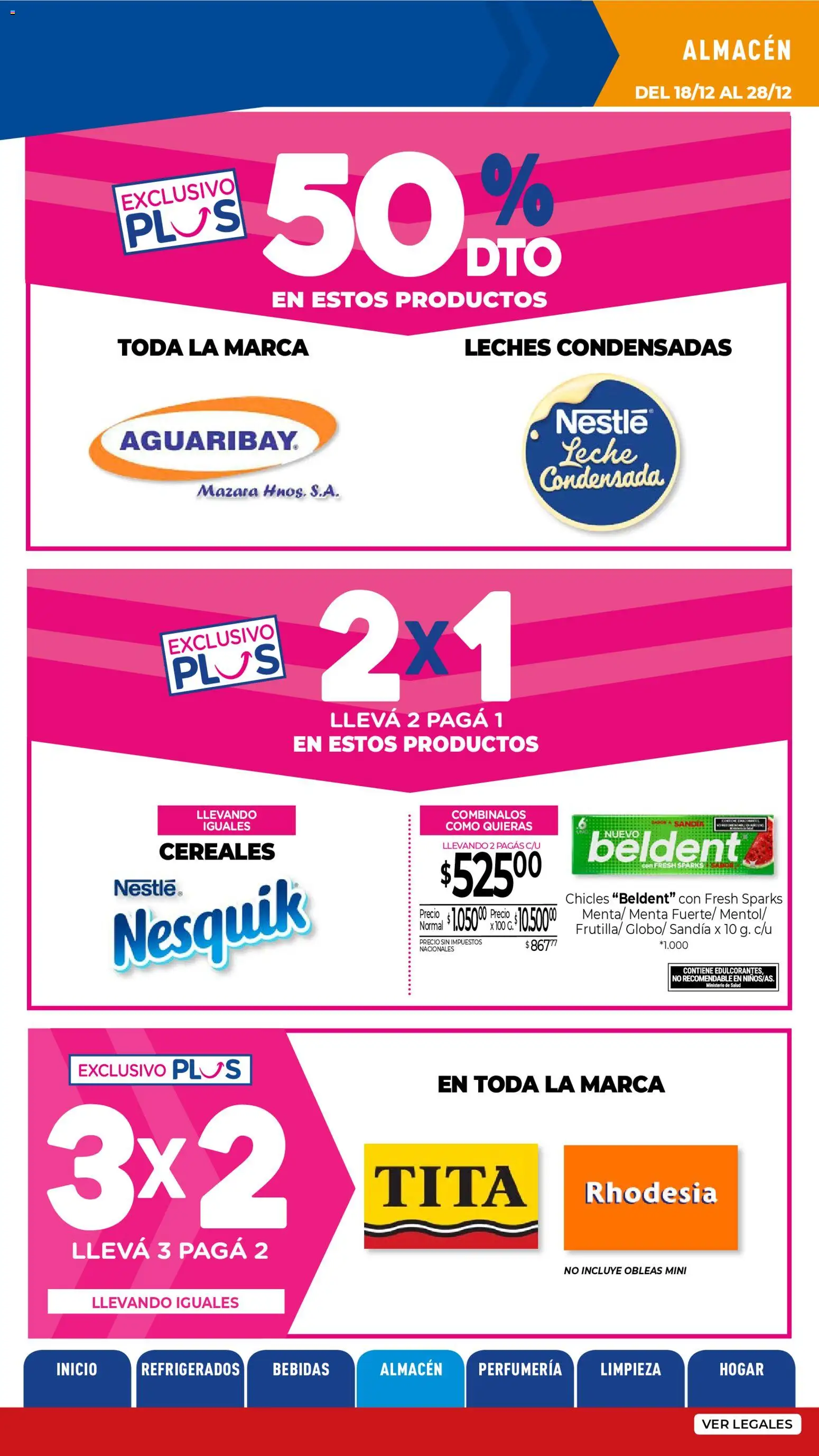 La Anonima Insuperables │ válido desde el 18.12.2025 | Página: 17 | Productos: Chicles, Sandía, Leche, Cereales
