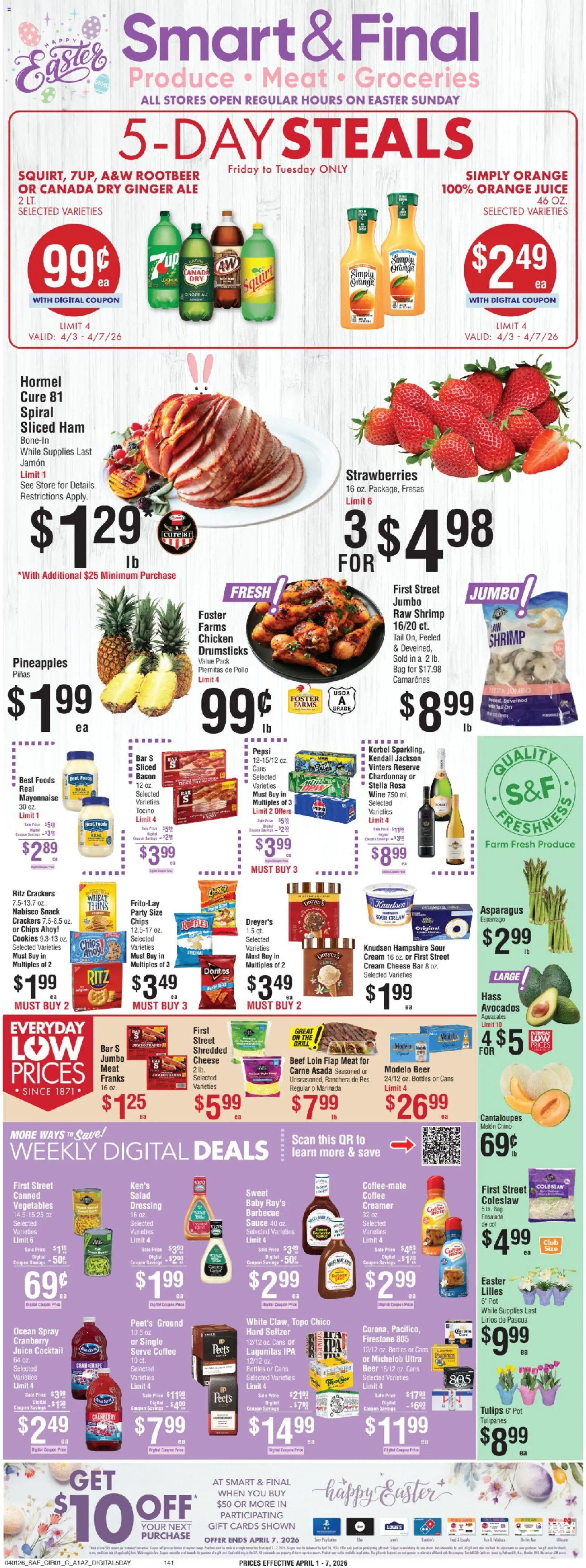 Smart & Final Weekly Ad - valid from 03.04.2026 | Page: 1