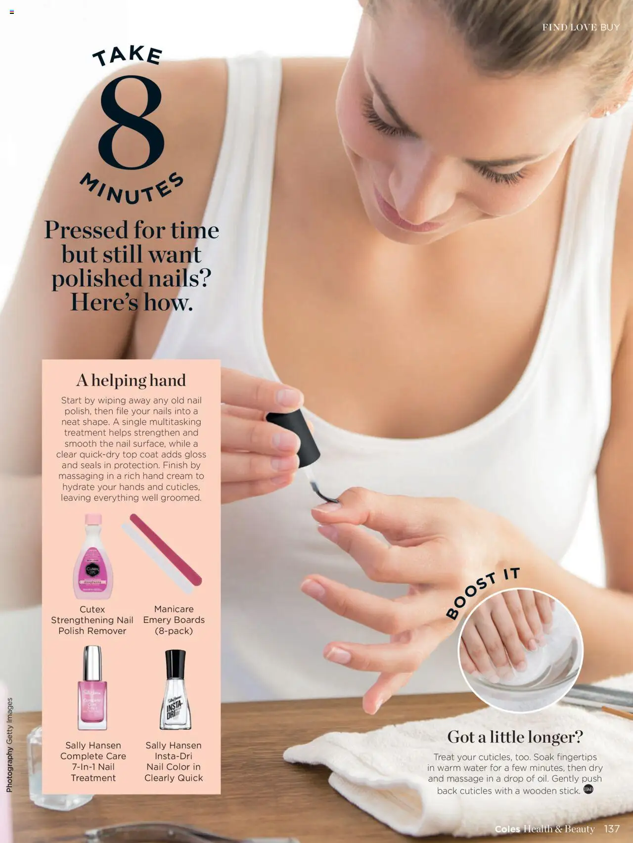 Coles catalogue - valid from 07.10.2025 | Page: 137 | Products: Cream, Polish, Water, Hand cream