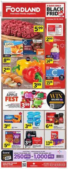 Preview of Foodland weekly flyer / circulaire from shop Foodland valid from 16.10.2025
