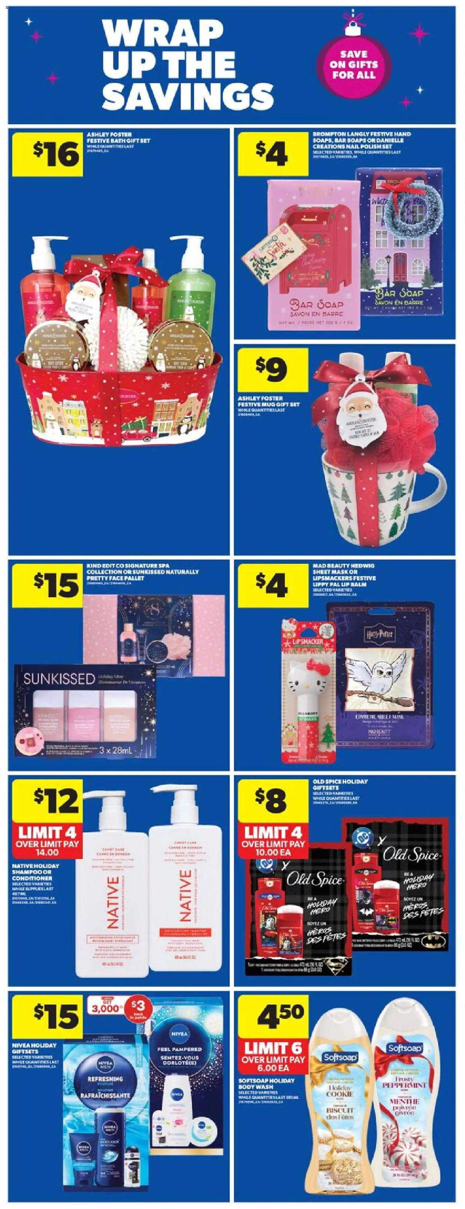 Real Canadian Superstore flyer valid from 04.12.2025 | Page: 31 | Products: Nail polish, Conditioner, Soap, Bath