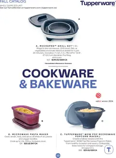 Preview of Tupperware - Fall 2025 Catalog from shop Tupperware valid from 01.09.2025 | Page: 12 | Products: Pasta, Grill