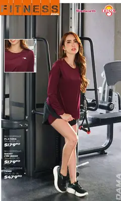 Vista previa de Del Sol y Woolworth catálogo Fitness, nuevo folleto de la tienda, válido en México a partir del 08.01.2026 | Página: 4 | Productos: Tenis, Playera, Short