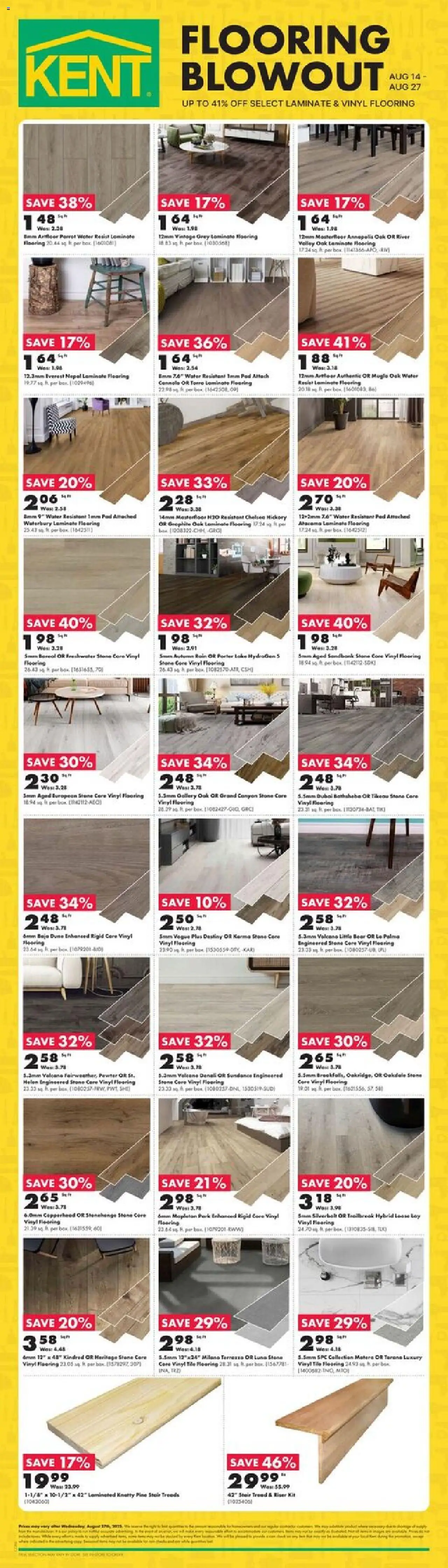 Kent flyer valid from 14.08.2025 | Page: 1 | Products: Box