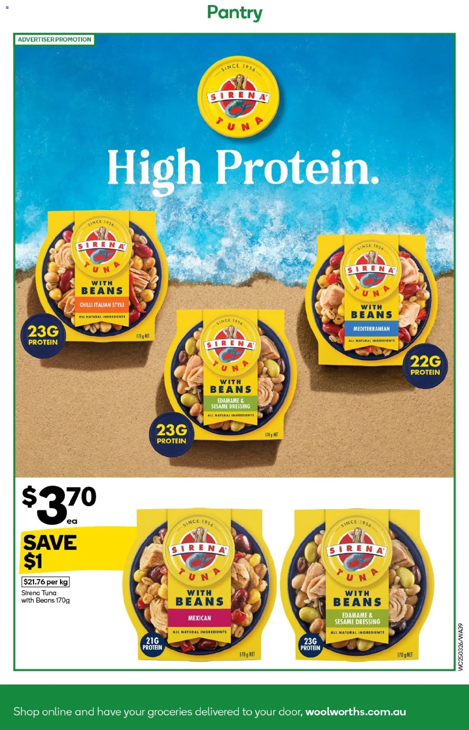 Woolworths catalogue - valid from 25.03.2026 | Page: 39 | Products: Tuna, Chilli