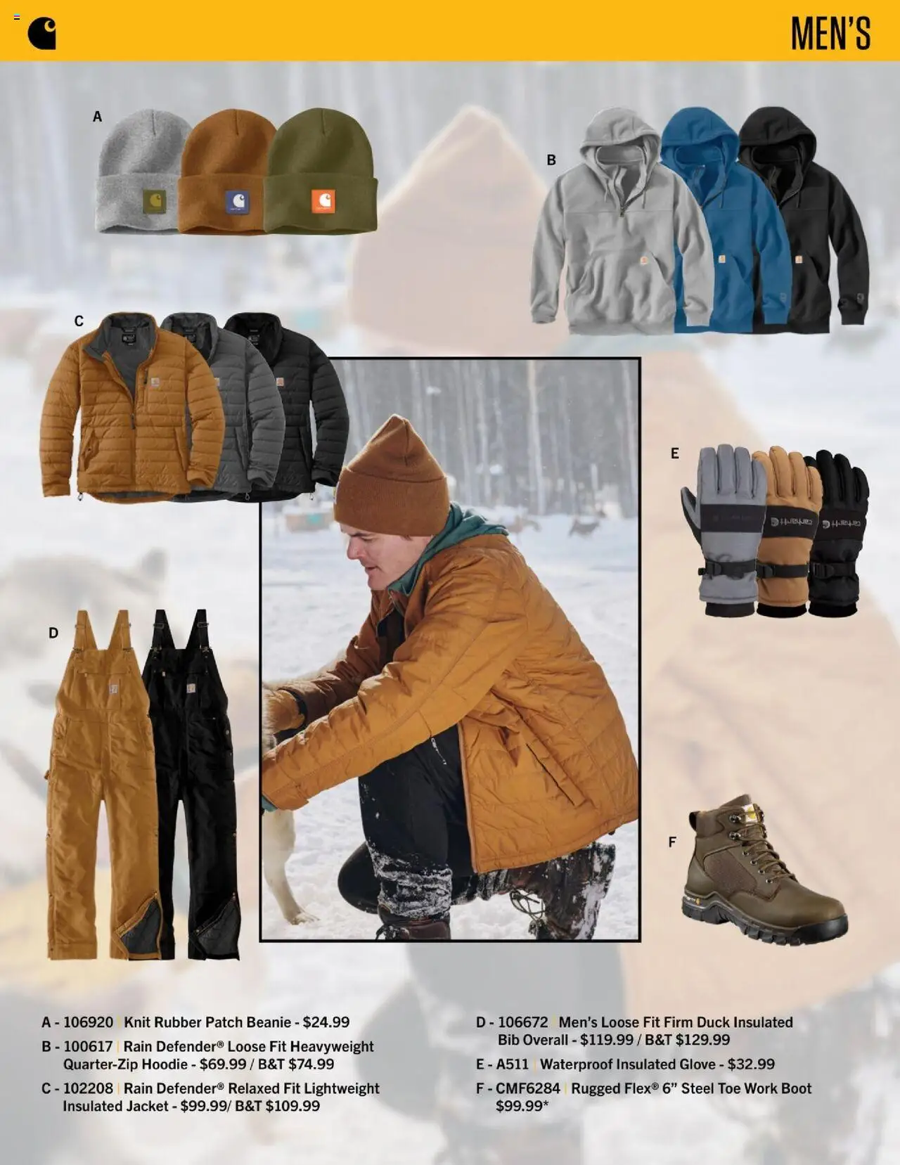 Dunham's Sports Carhartt Guide - valid from 02.10.2025 | Page: 8 | Products: Hoodie, Jacket