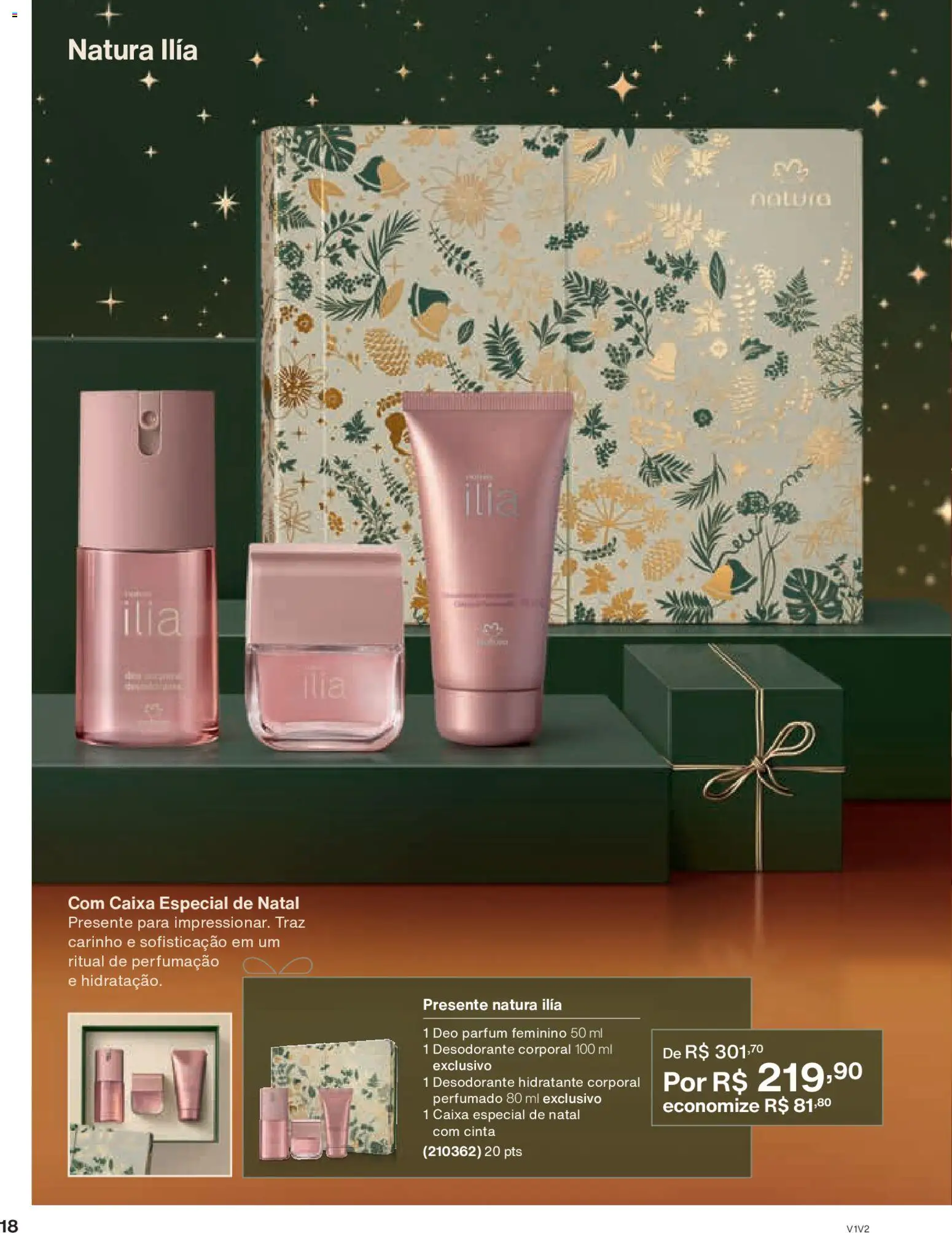 Natura Folheto - válido de 26.11.2025 | Página: 18 | Produtos: Hidratante corporal, Desodorante, Caixa