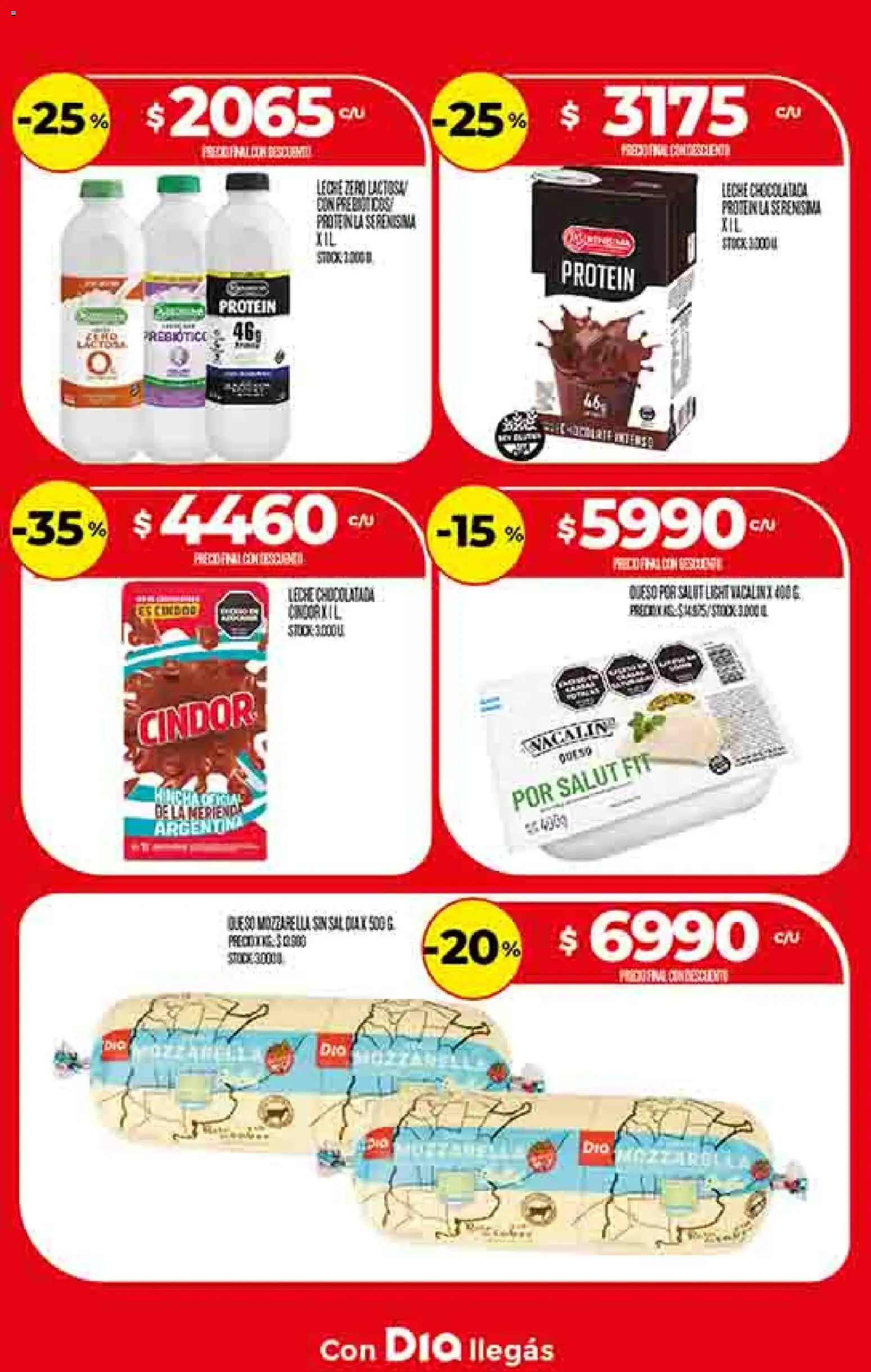 Supermercado DIA Ofertas │ válido desde el 15.04.2026 | Página: 20 | Productos: Sal, Leche, Queso, Chocolatada