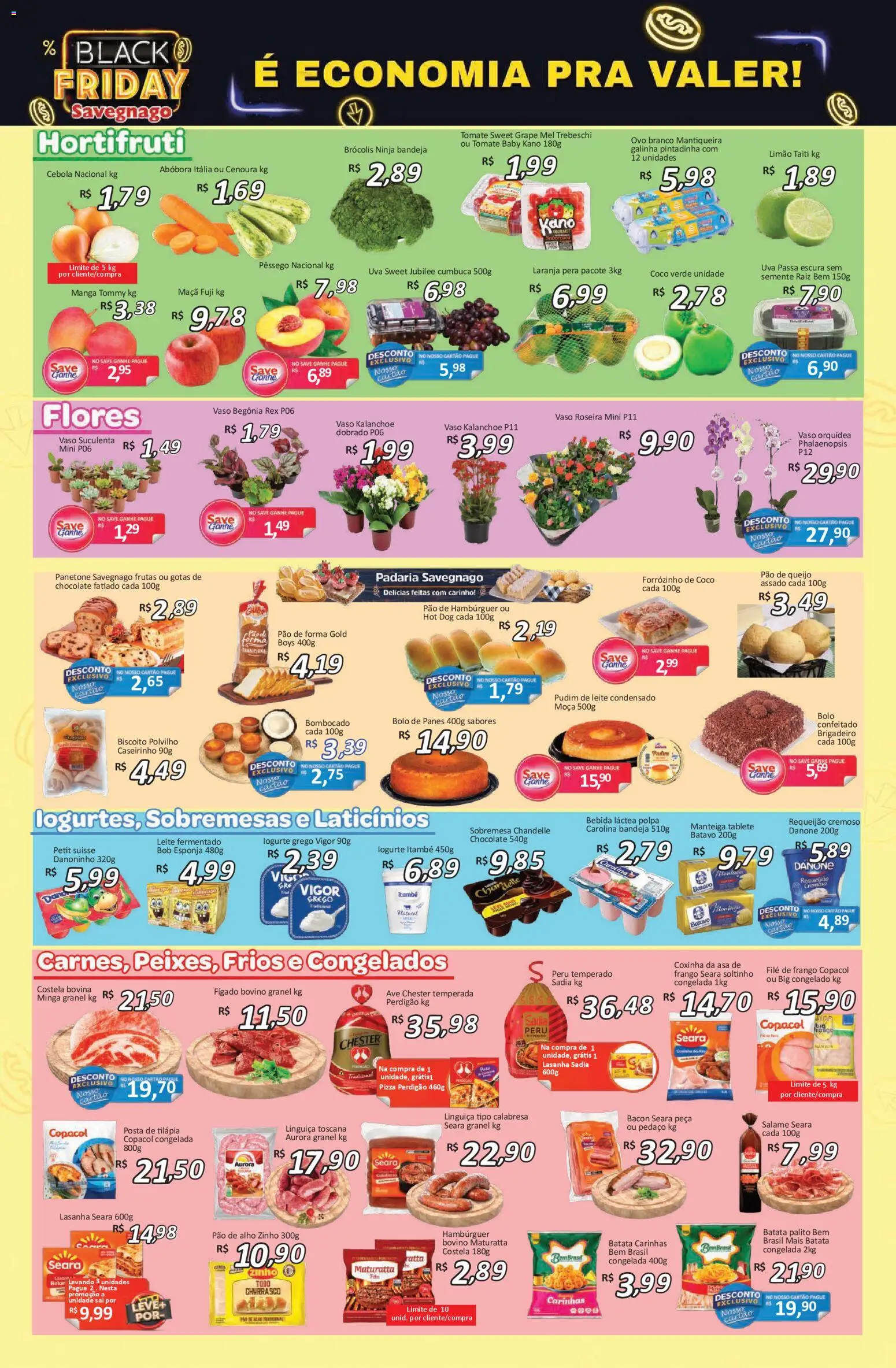 Savegnago Folheto - válido de 28.11.2025 | Página: 2 | Produtos: Pizza, Pão de forma, Bebida, Uva passa