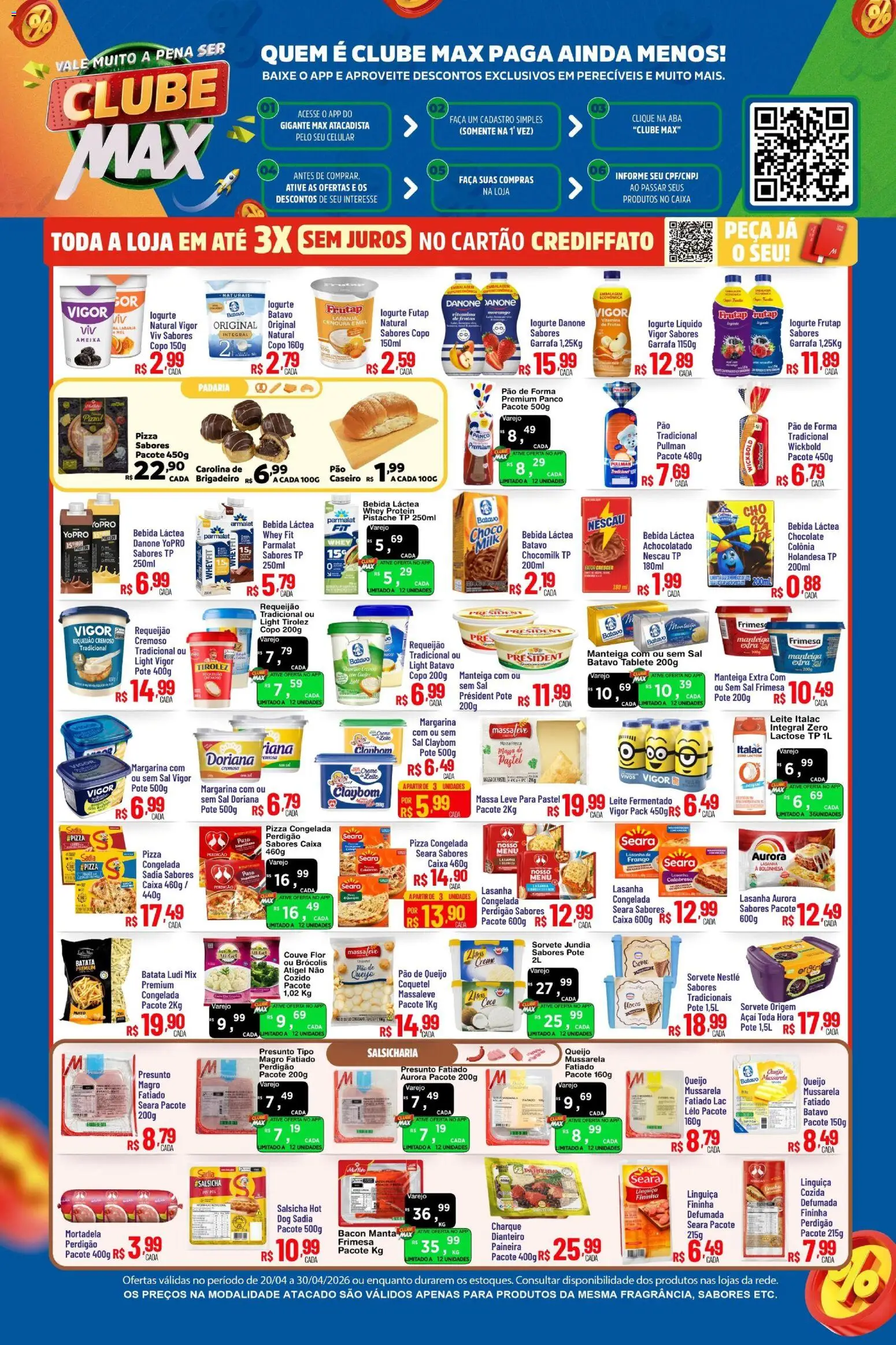 Max Atacadista Folheto - válido de 20.04.2026 | Página: 5 | Produtos: Pistache, Manteiga, Queijo, Chocolate