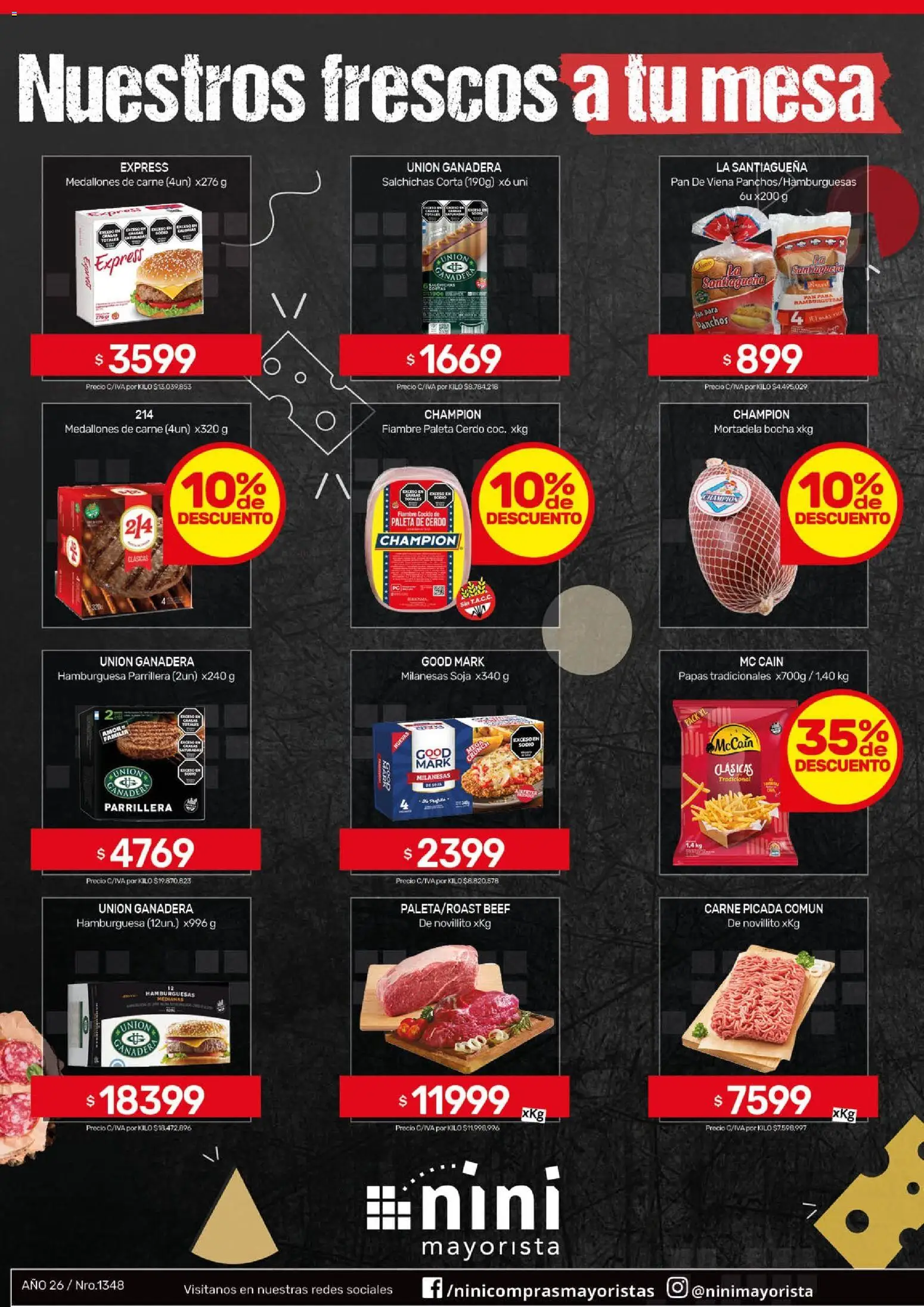 NINI Mayorista - Ofertas │ válido desde el 23.02.2026 | Página: 32 | Productos: Mesa, Mortadela, Pan, Cerdo