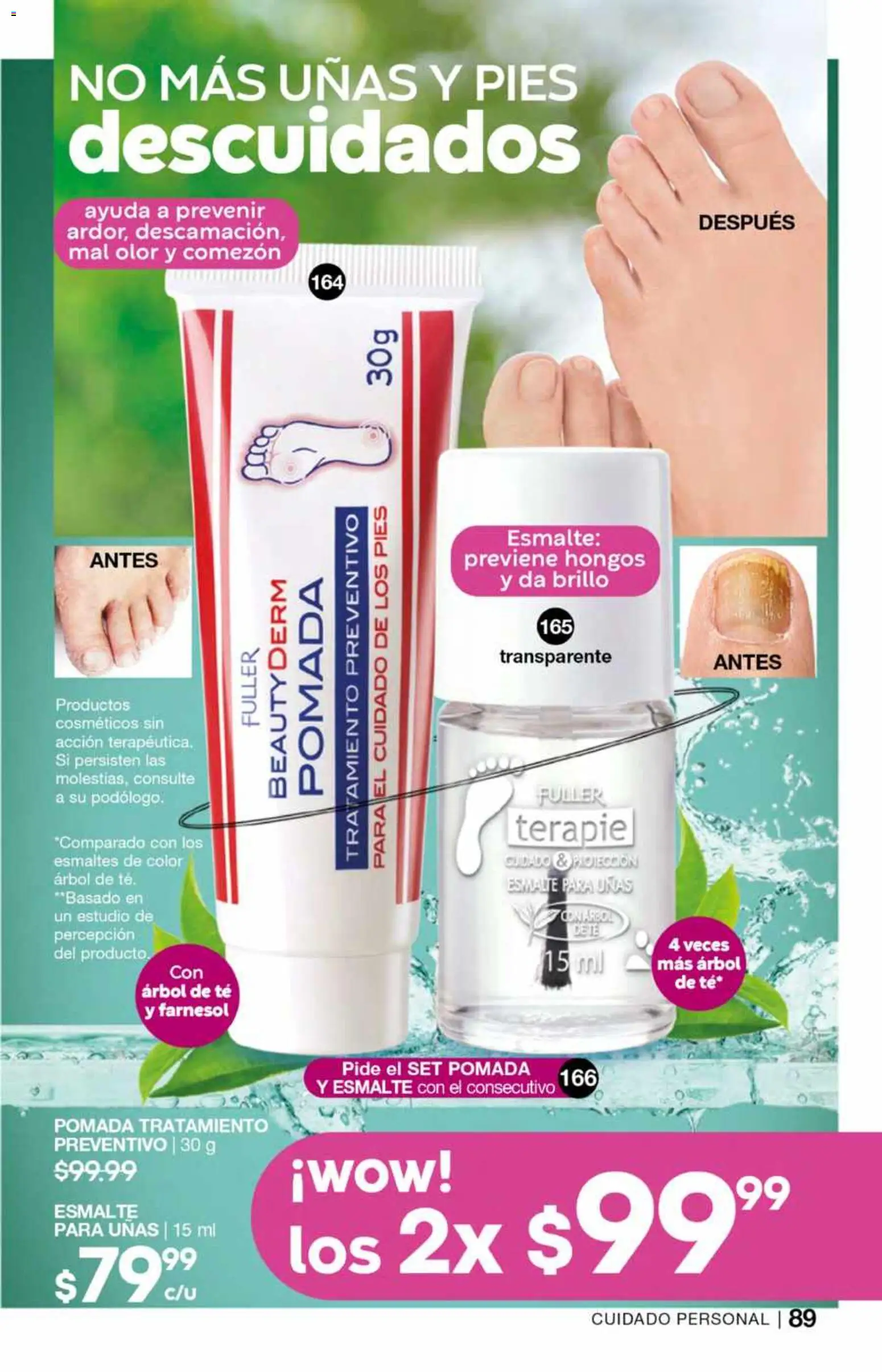 Nuevas ofertas de Fuller válidas en toda la República Mexicana desde el 26.11.2025. ¡Encuentra las mejores ofertas en Fuller campaña 17 2025! | Página: 91 | Productos: Brillo, Hongos, Pomada, Té