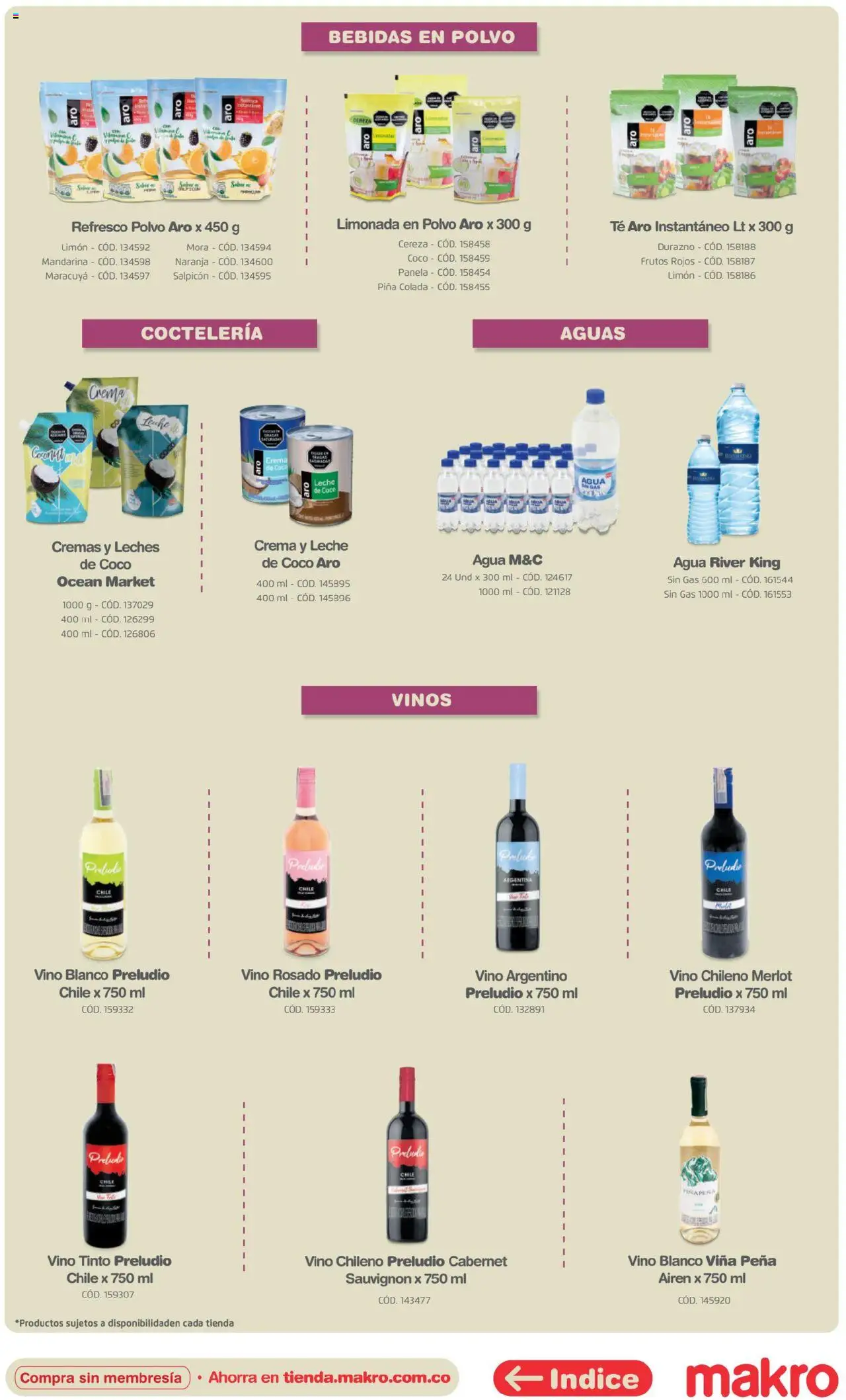 Makro revista - valida desde el 16.04.2025 | Página: 48 | Productos: Té, Campera, Maracuyá, Mora