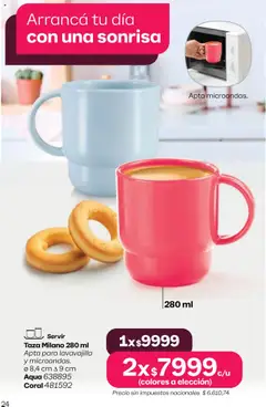 Tupperware Folleto │ válido desde el 08.09.2025 | Página: 25 | Productos: Taza
