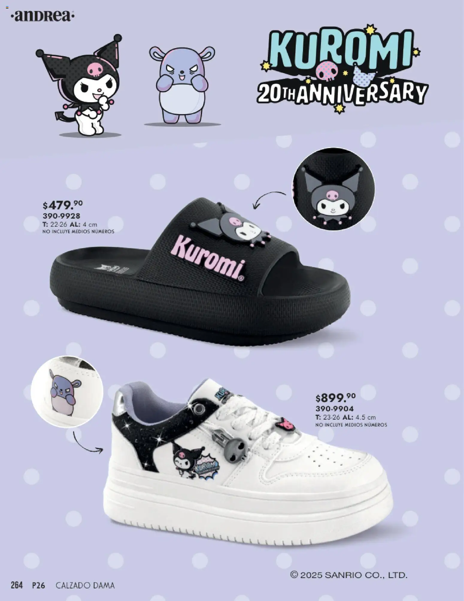 Nuevas ofertas de Andrea válidas en toda la República Mexicana desde el 25.01.2026. ¡Encuentra las mejores ofertas en Andrea catálogo Calzado Dama! | Página: 264